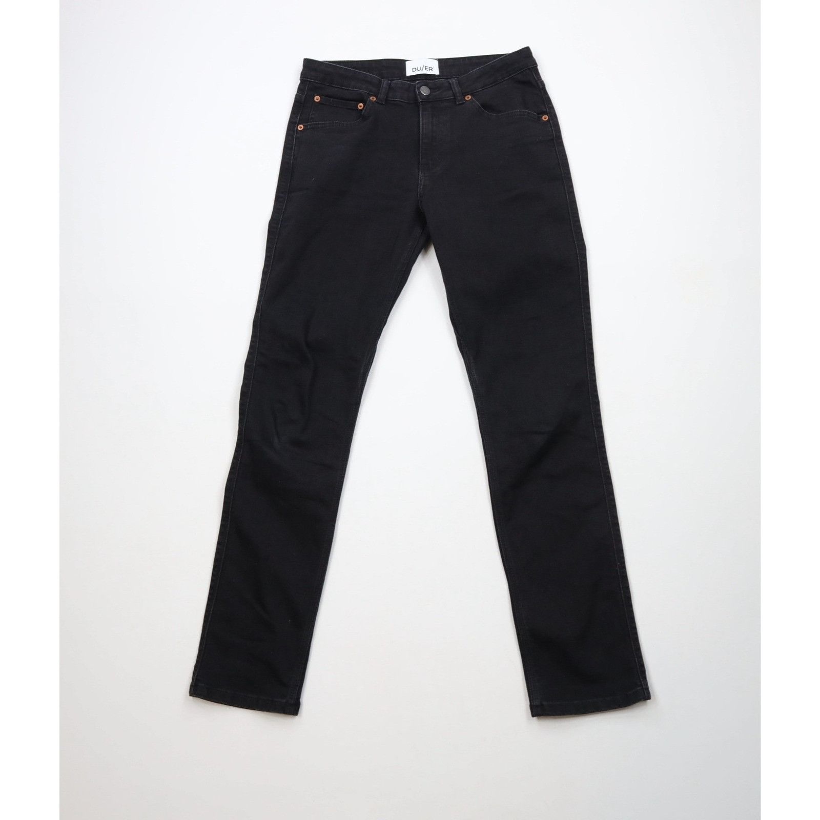 DUER DU/ER DUER Faded Denim Slim Straight Leg Jeans Size 29" - 1 Thumbnail