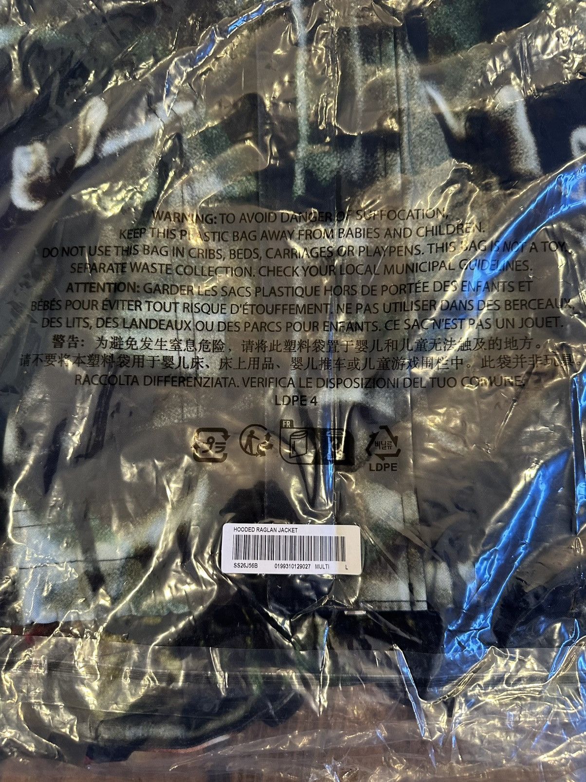 Supreme Supreme Hooded Raglan Jacket Art Dealer Size US L / EU 52-54 / 3 - 4 Thumbnail