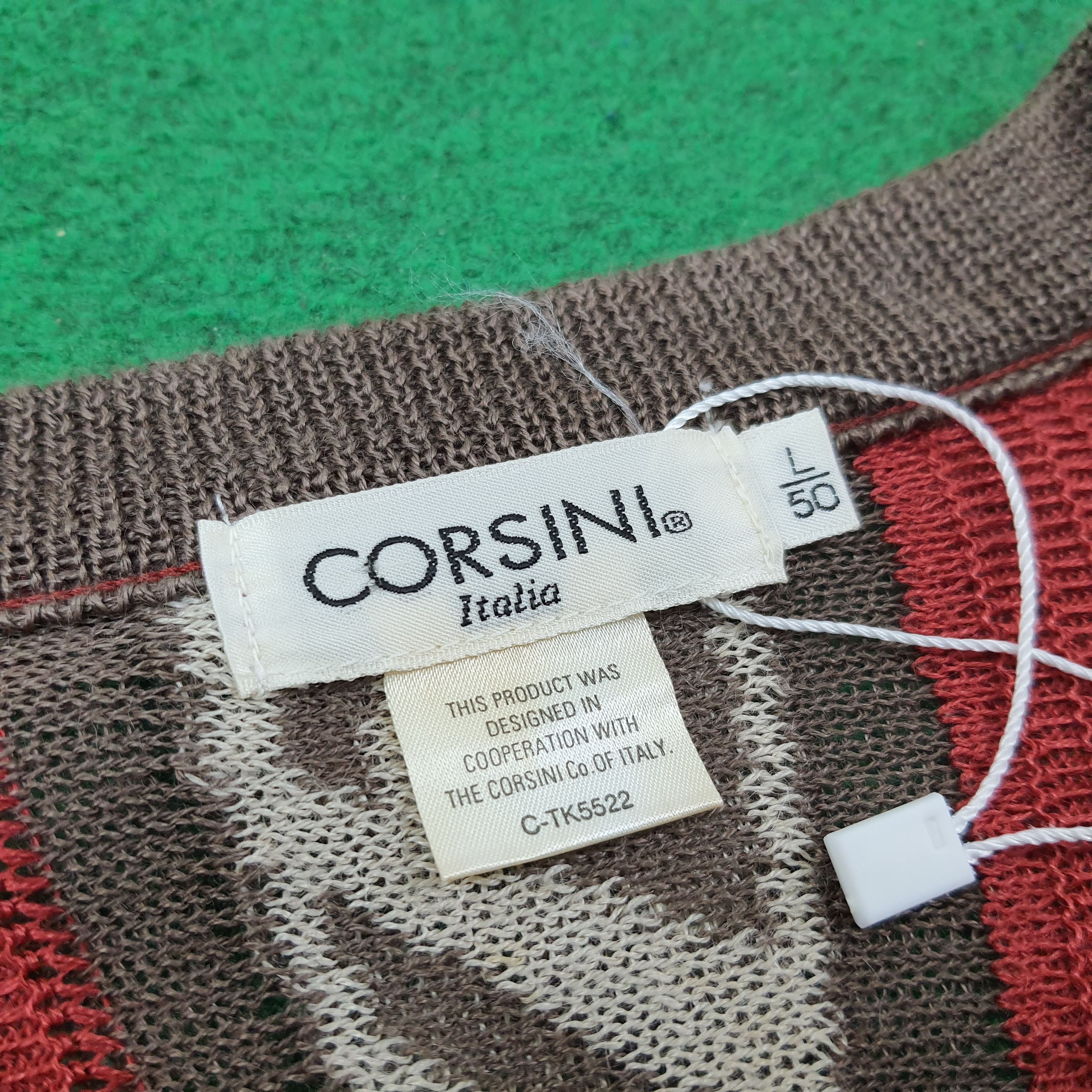 Other Vintage CORSINI Italia Designer Sweatshirt C240N16 Size US L / EU 52-54 / 3 - 4 Thumbnail