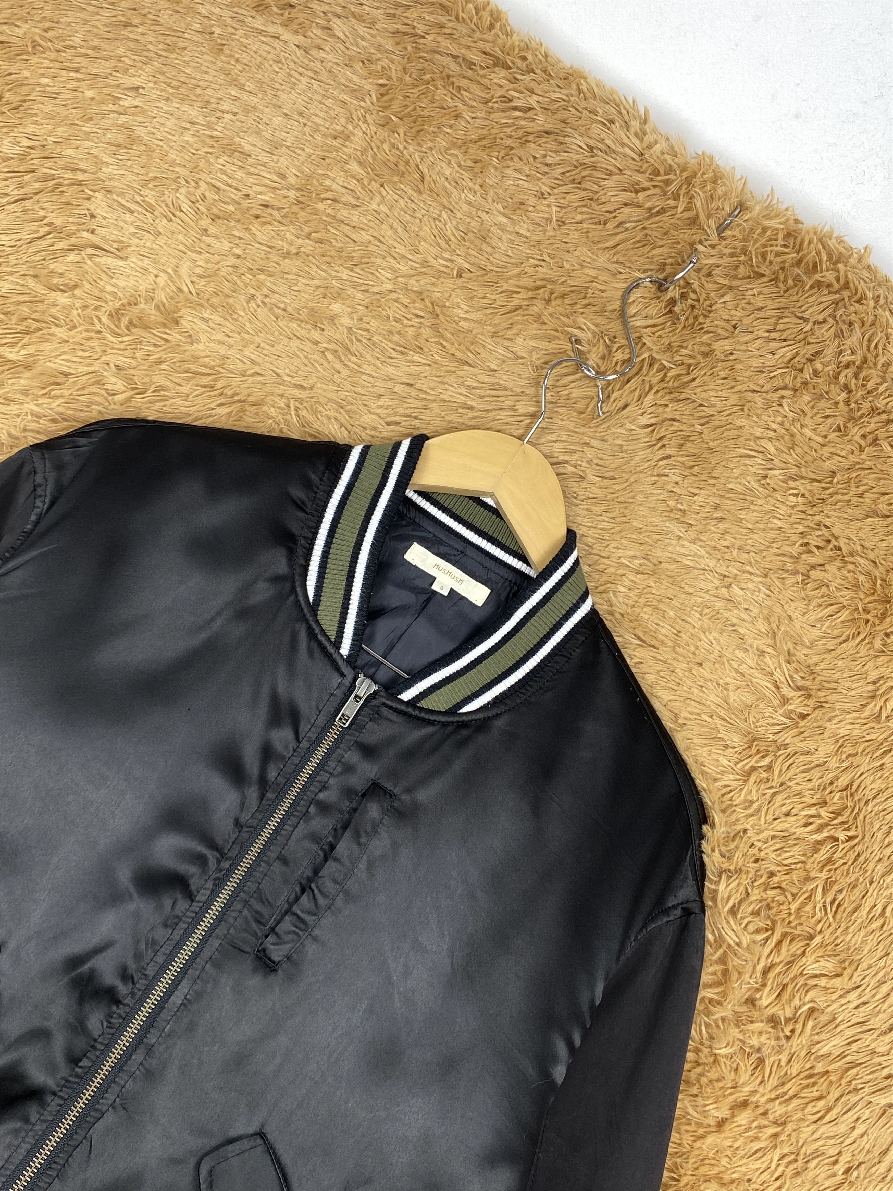 Japanese Brand Vintage Hushush Varsity Jacket J1784 Size US S / EU 44-46 / 1 - 2 Thumbnail