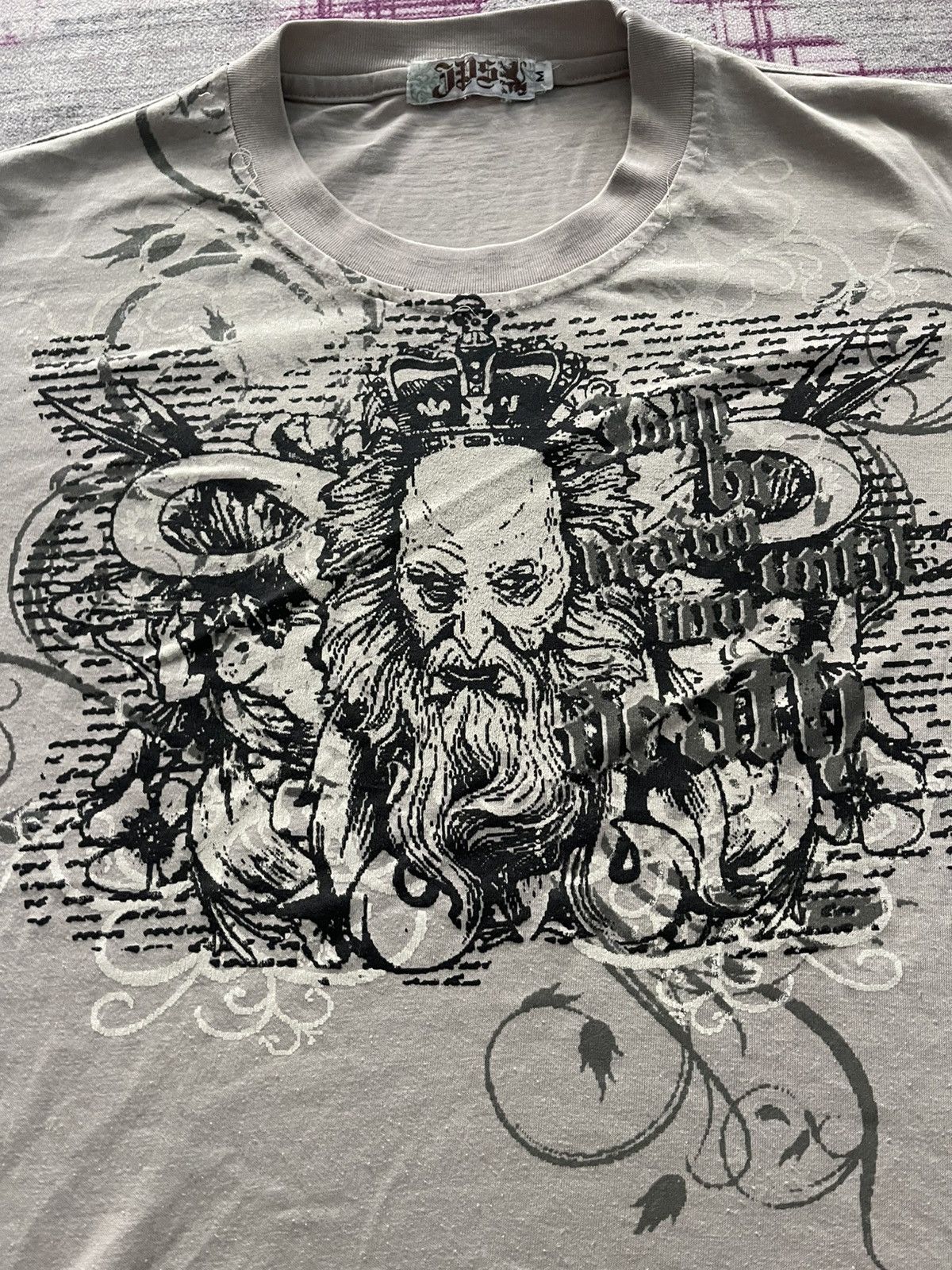 Japanese Brand × Vintage VINTAGE PUNK SKULLS TEE VERY RARE Size US M / EU 48-50 / 2 - 2 Thumbnail
