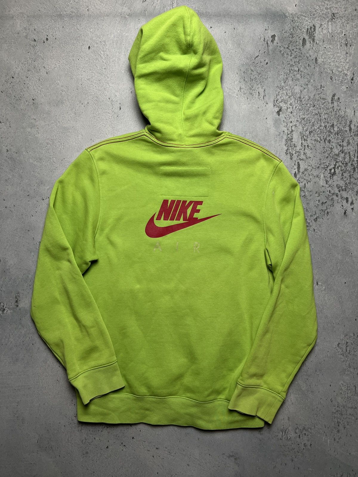 Nike Nike Vintage Celebration Of Air Neon Green Pullover Hoodie Size US M / EU 48-50 / 2 - 2 Thumbnail