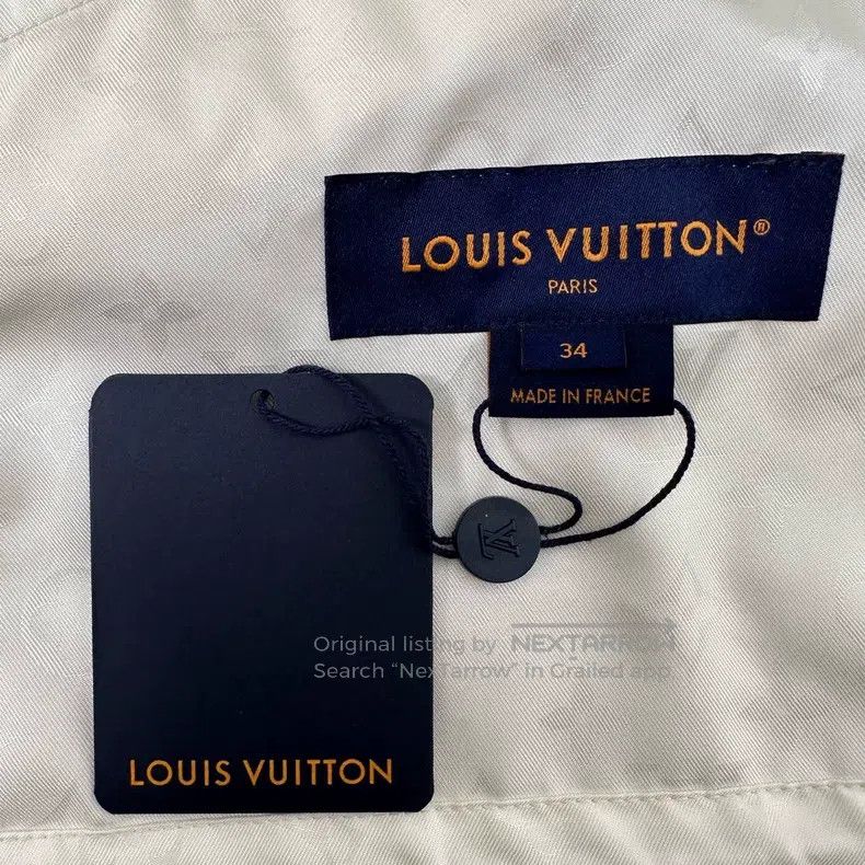 Louis Vuitton Louis Vuitton 25 White Full Print Charge Jacket Size XXS / US 00 / IT 34 - 4 Thumbnail