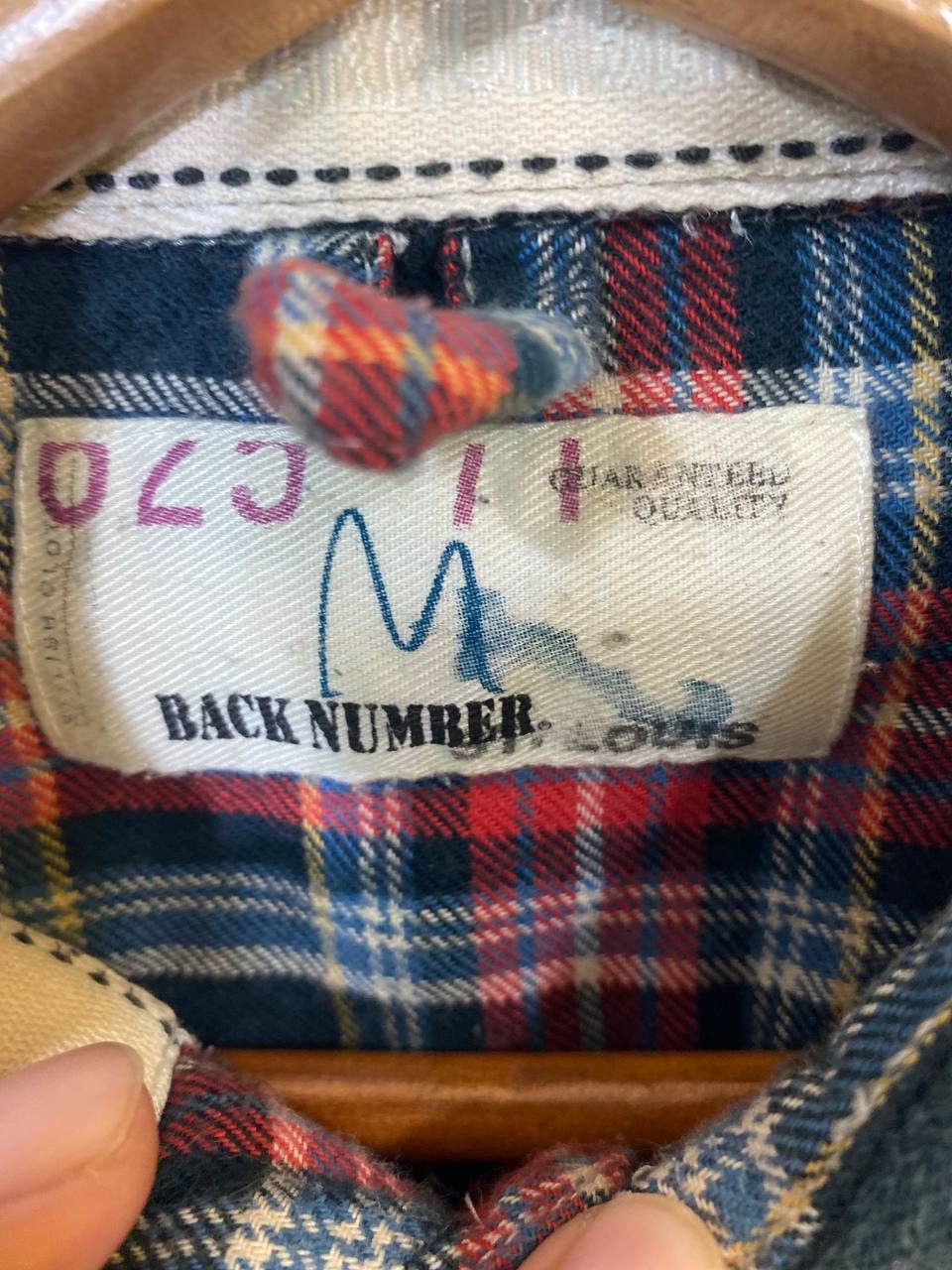 Flannel back number japanese brands flannel shirt nice design Size US M / EU 48-50 / 2 - 5 Thumbnail