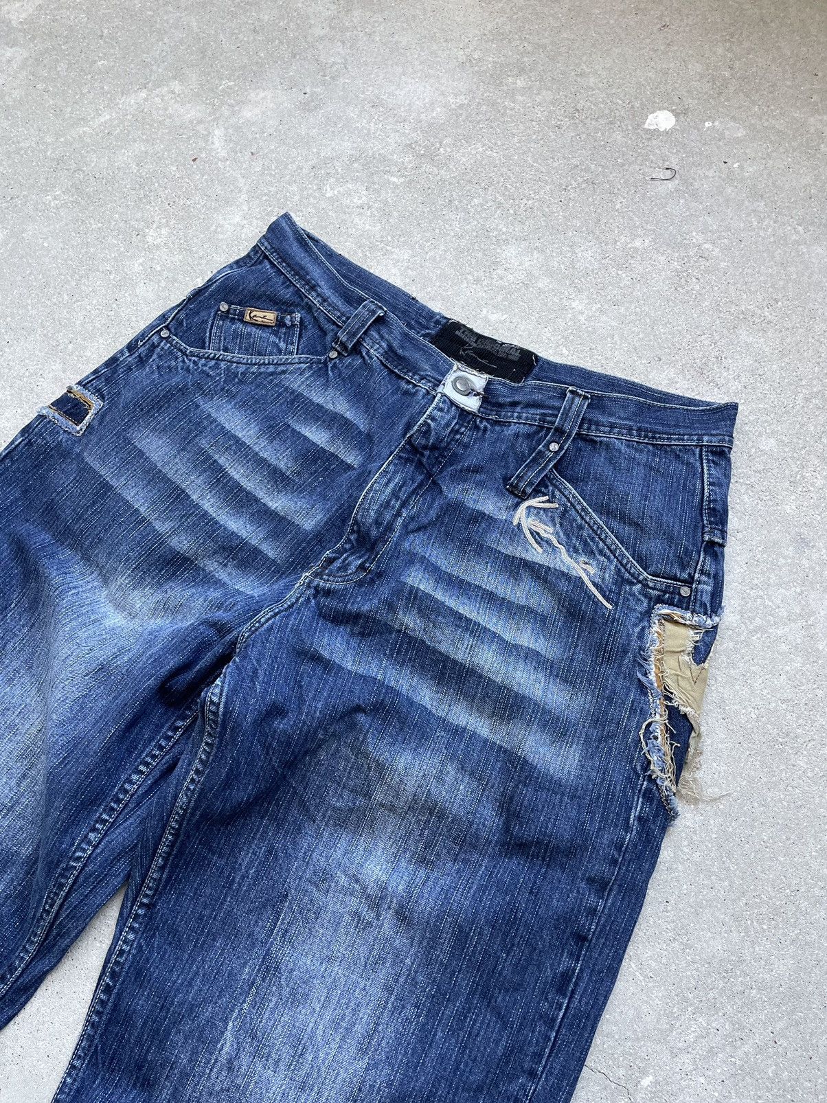 Karl Kani Vintage Karl Kani jeans buggy rap Brooklyn Size US 38 / EU 54 - 7 Thumbnail