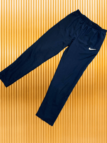 Nike Vintage 90s Nike Embroidered Swoosh Track Pants Black Size US 34 / EU 50 - 1 Thumbnail