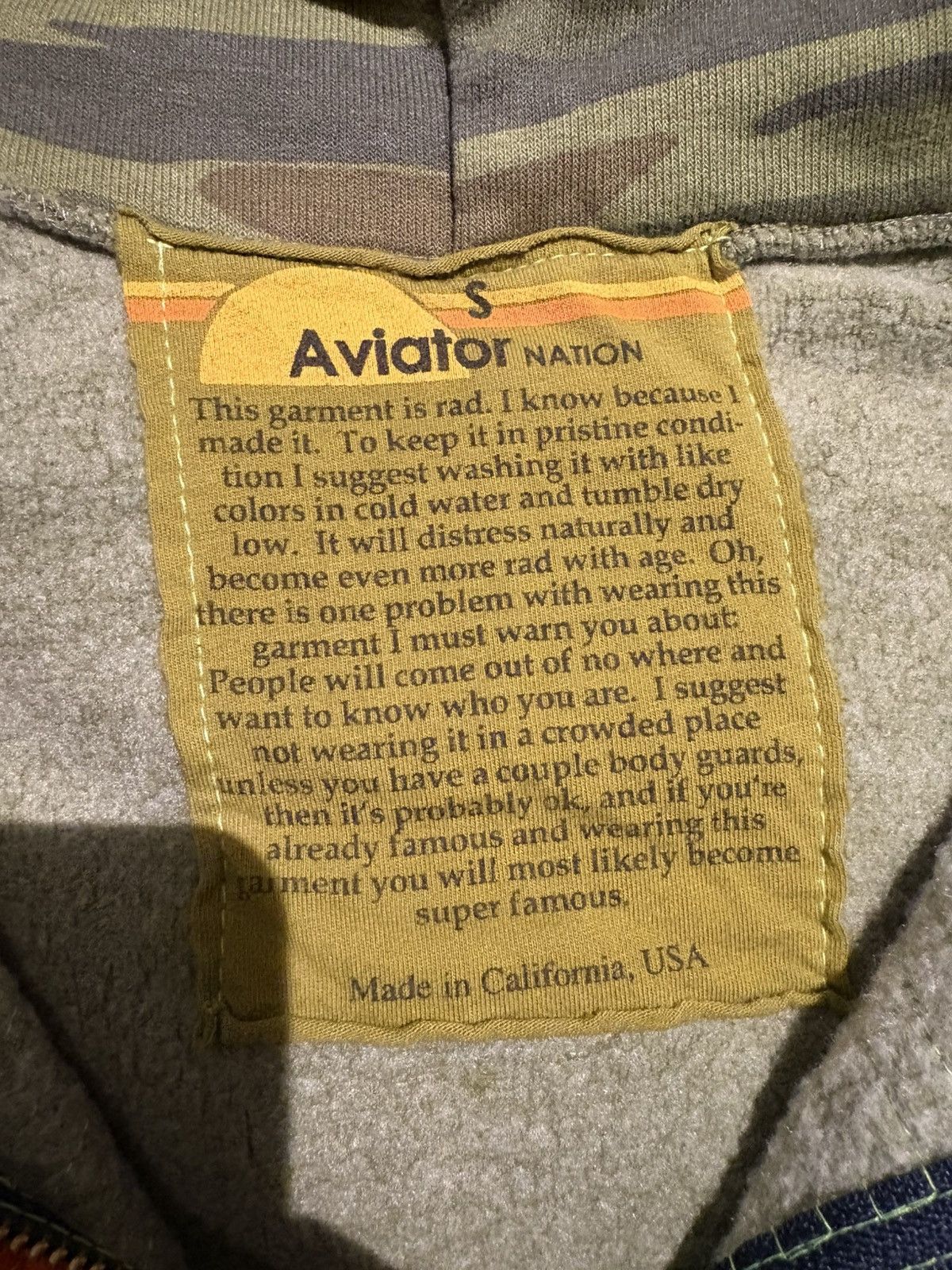 Aviator Nation × Vintage Camo Vintage Aviator Nation Jacket Size S / US 4 / IT 40 - 4 Thumbnail