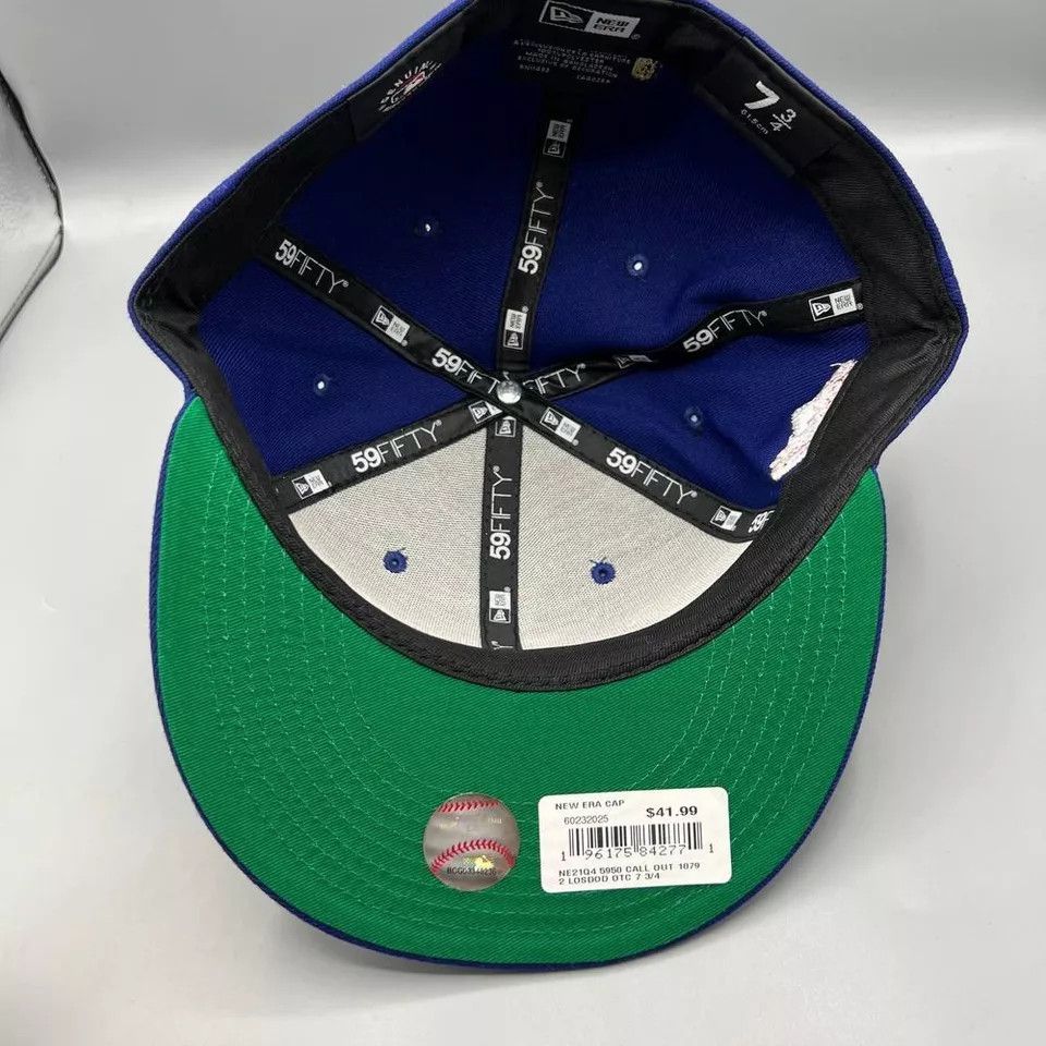 New Era Los Angeles LA Dodgers Hat Men 7 3/4 World Series Fitted Cap Size ONE SIZE - 5 Thumbnail