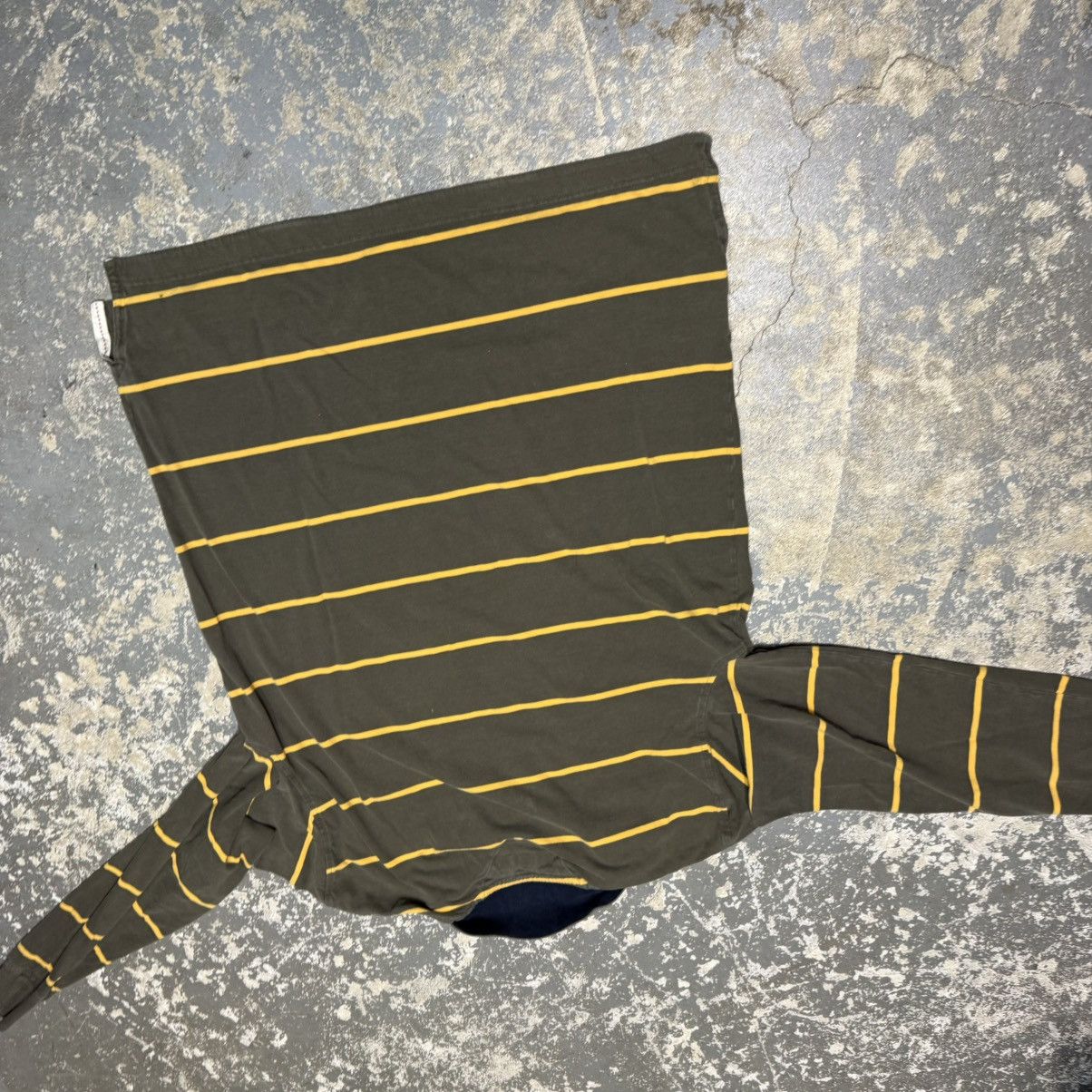 Vintage Vintage Tommy Hilfiger Brown Yellow Striped Polo Tshirt Size US M / EU 48-50 / 2 - 11 Thumbnail