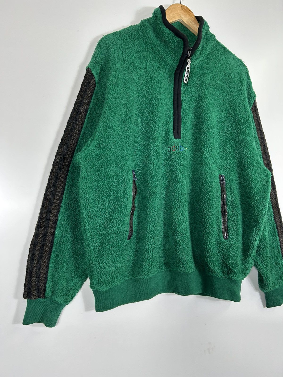 Vintage ⚡️Vintage Adabar Fleece Half Zipper Sweater Size US L / EU 52-54 / 3 - 2 Thumbnail