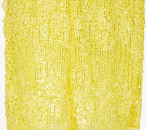 Fendi o1loc1c0824 Skirt in Yellow Size 34" / US 12 / IT 48 - 3 Thumbnail
