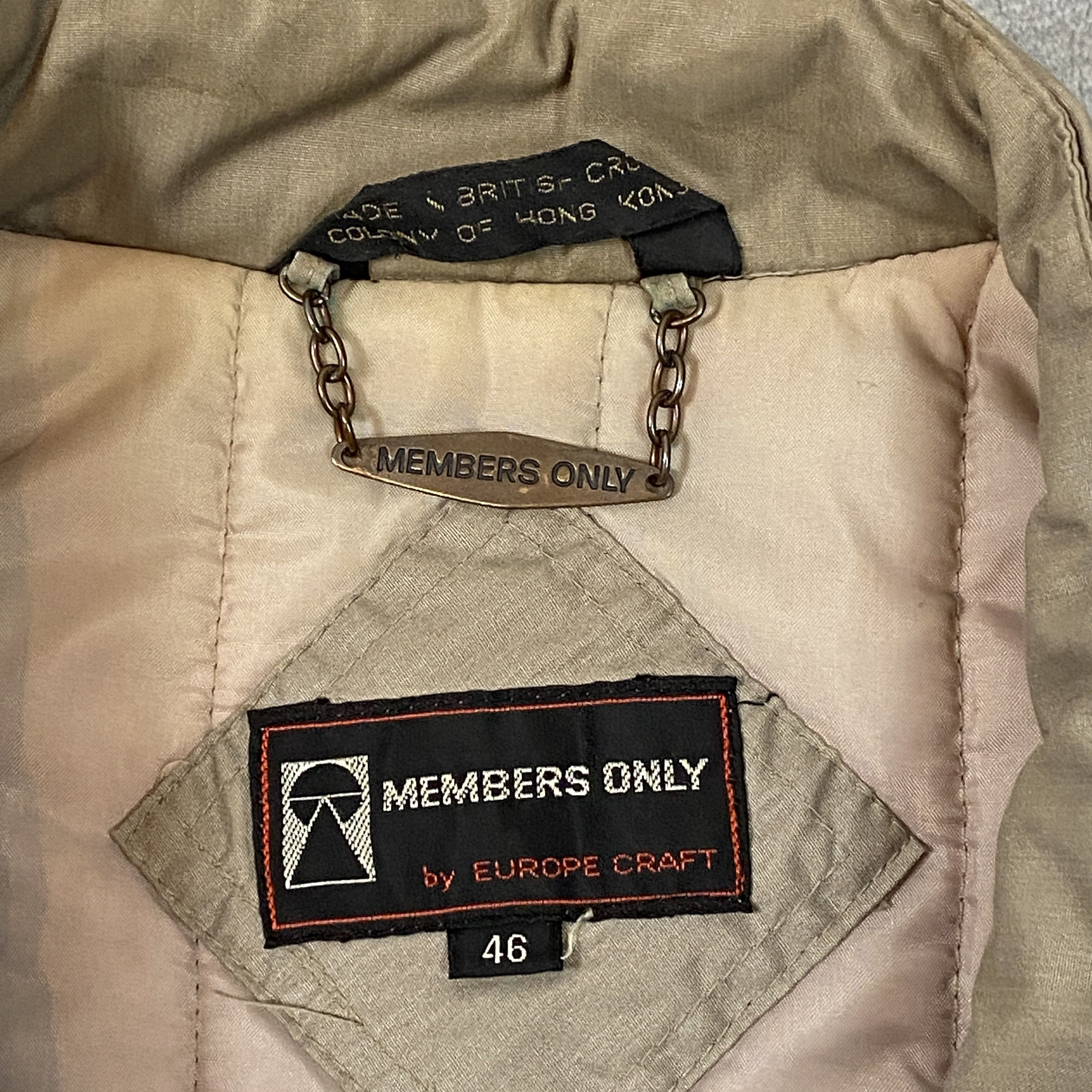 Members Only × Vintage Insulated Bomber Jacket Men XL Lined Full Zip Pockets Size US XL / EU 56 / 4 - 8 Thumbnail