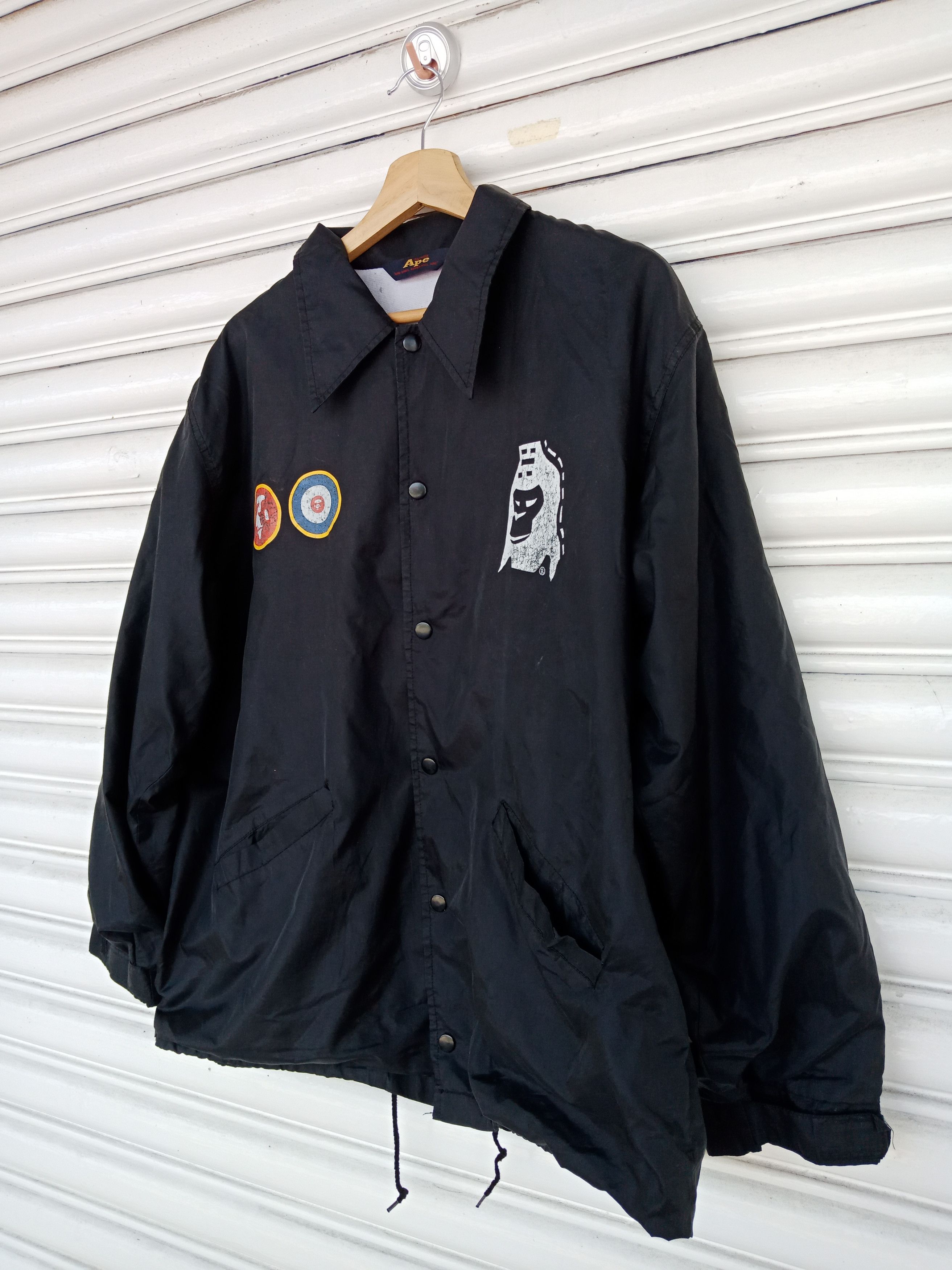 Bape Vintage Bape Coach Windbreaker Size US L / EU 52-54 / 3 - 4 Thumbnail