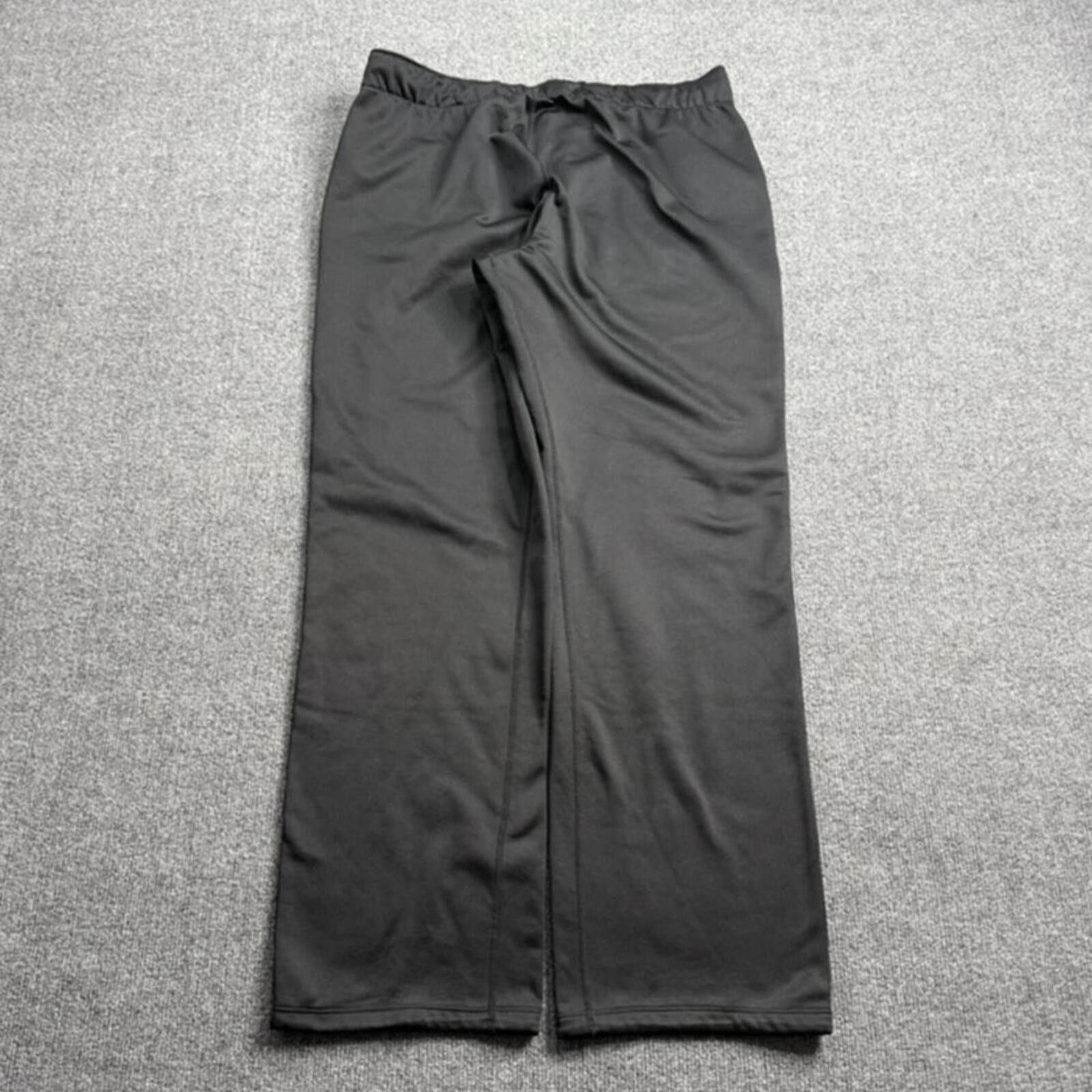 Nike Nike Baggy Wide Leg Sweatpants Black LG Size US 34 / EU 50 - 2 Thumbnail