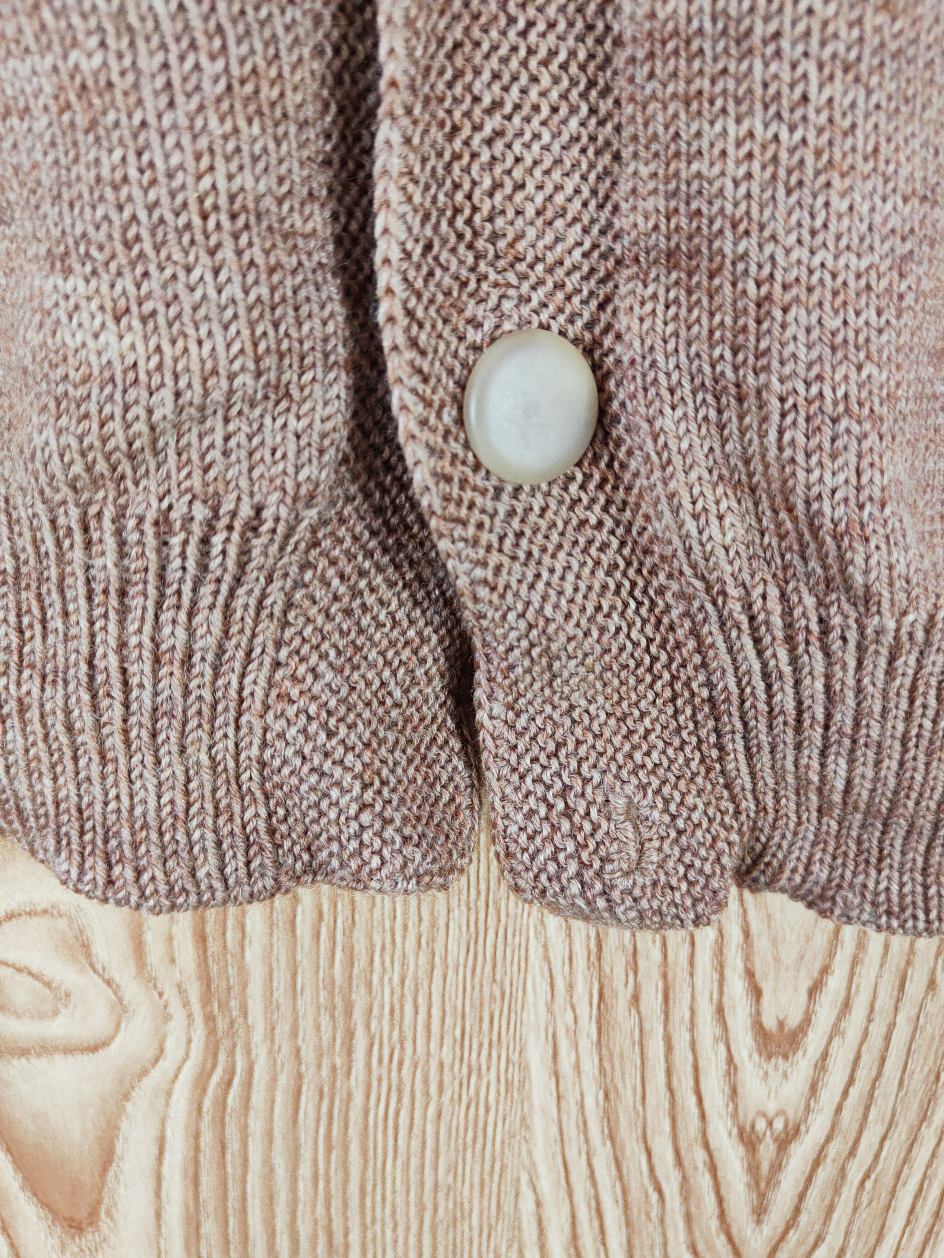 Homespun Knitwear × Japanese Brand Japanese Brand Brown Knitwear Cardigan #W586 Size US S / EU 44-46 / 1 - 3 Thumbnail