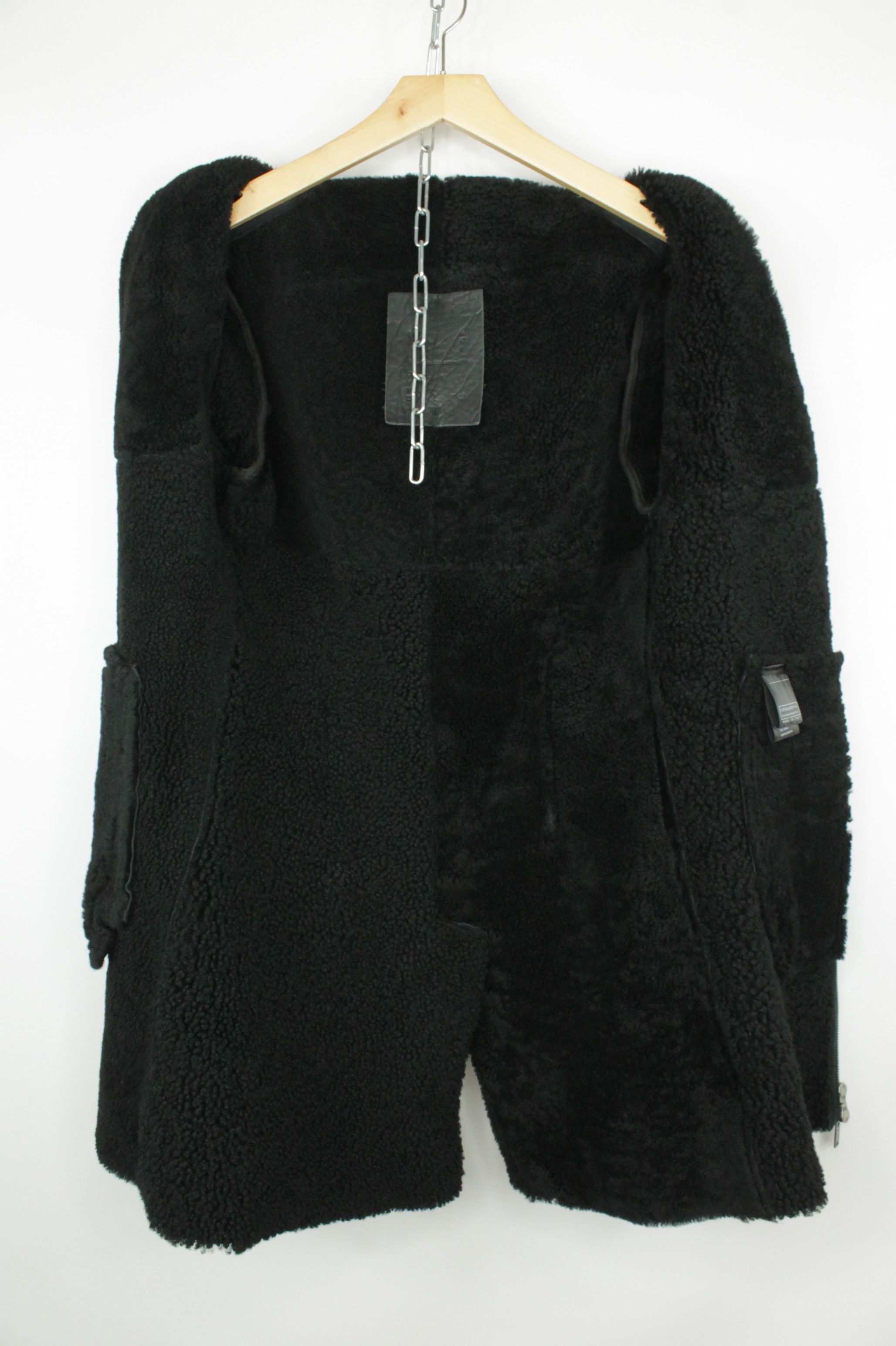 10sei0otto 10sei0otto Overlock Leather shearling Jacket Winter Hooded Size XS / US 0-2 / IT 36-38 - 8 Thumbnail