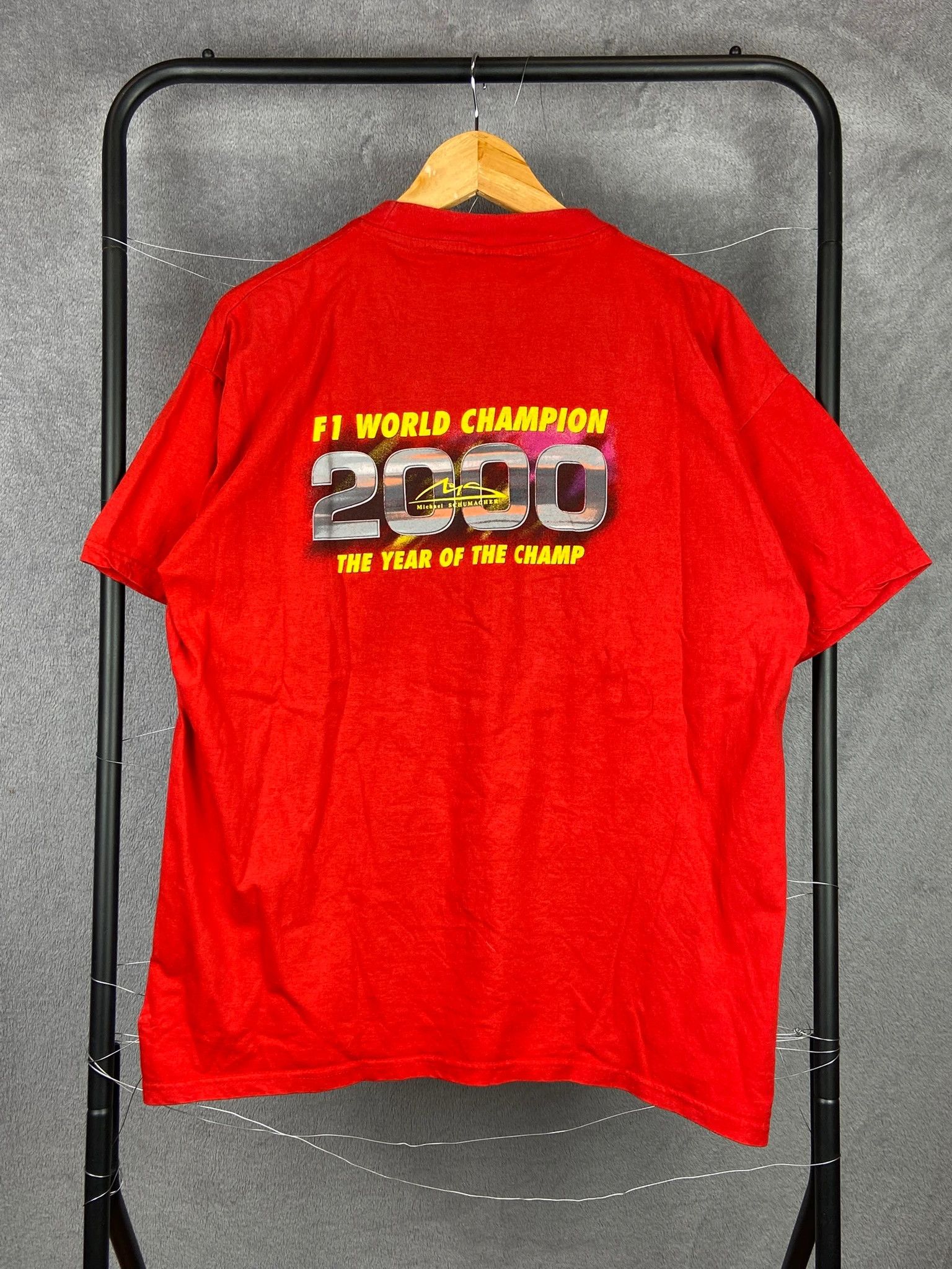 Other Michael Schumacher tee F1 racing Ferrari motorsport vintage Size US L / EU 52-54 / 3 - 5 Thumbnail