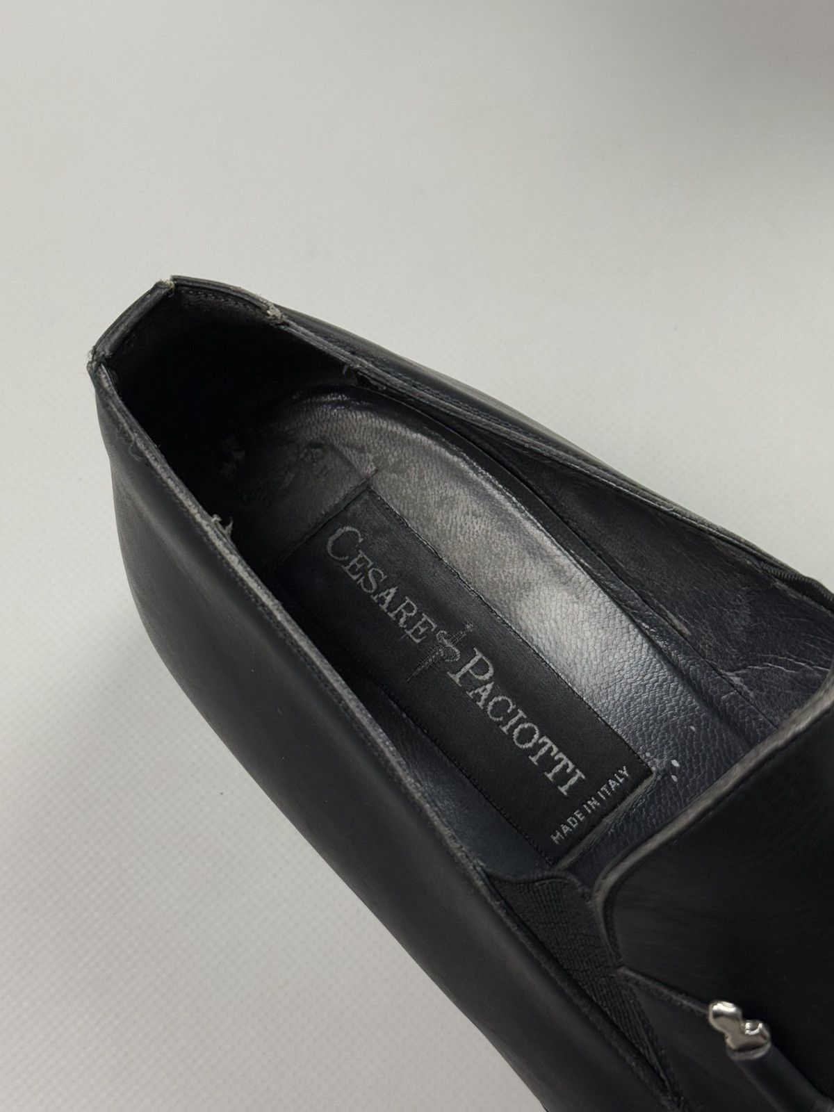 Vintage Cesare Paciotti Vintage Men’s Leather Formal Loafers Shoes Size US 8 / EU 41 - 24 Thumbnail