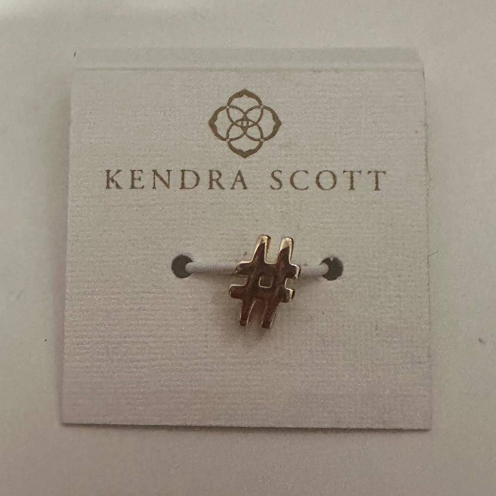 Kendra Scott Kendra Scott Gold # and Heart Slider Charms Size ONE SIZE - 2 Thumbnail