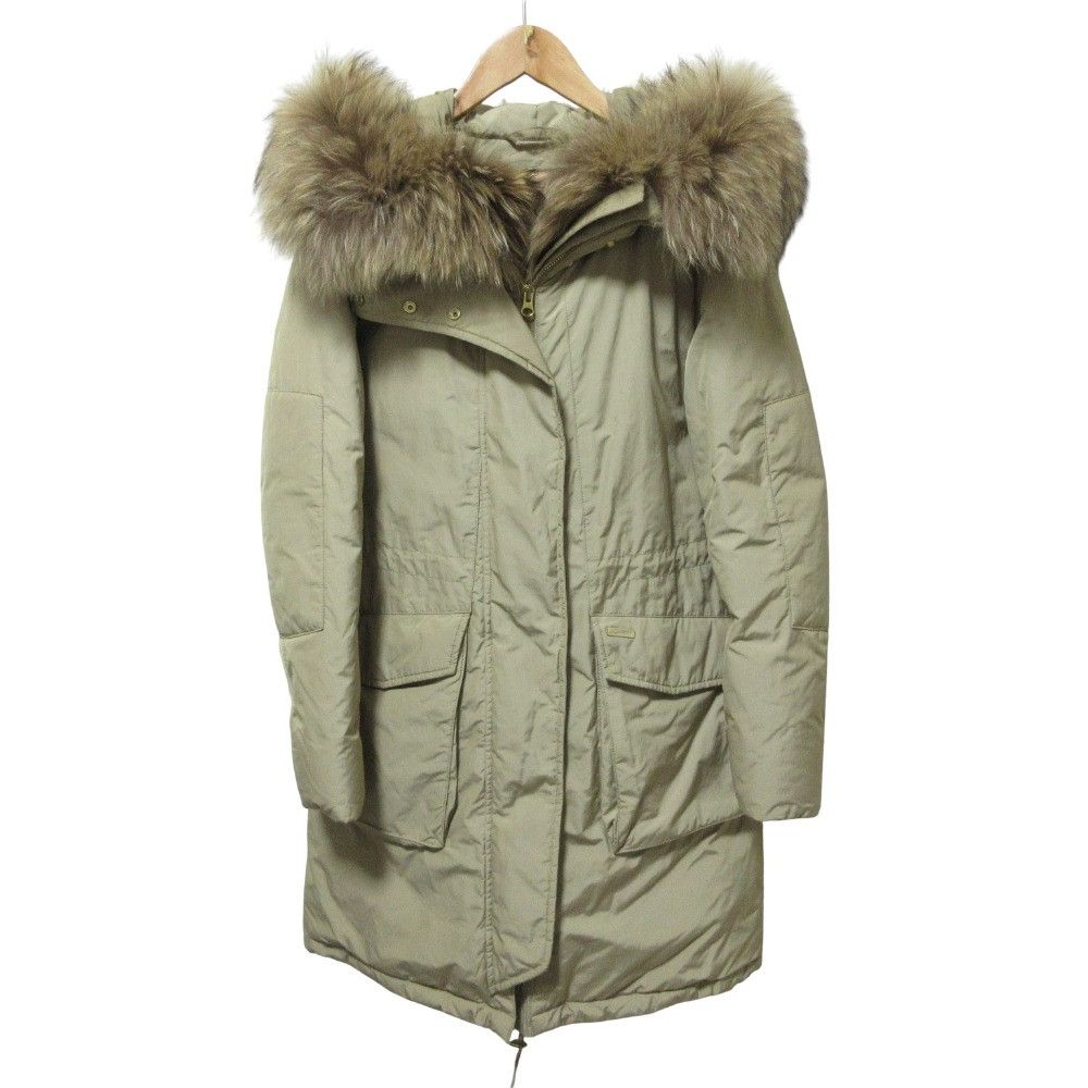 Other Other Woolrich Raccoon Fur Down Coat Textile Outerwear DUTY FREE for USA Size ONE SIZE - 1 Thumbnail