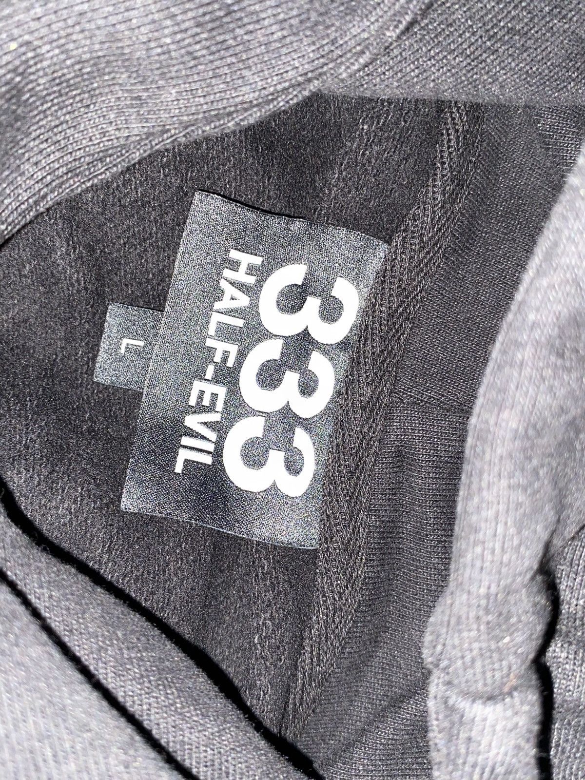 Half Evil Half Evil 333 Black Logo Hoodie - L Size US L / EU 52-54 / 3 - 6 Thumbnail