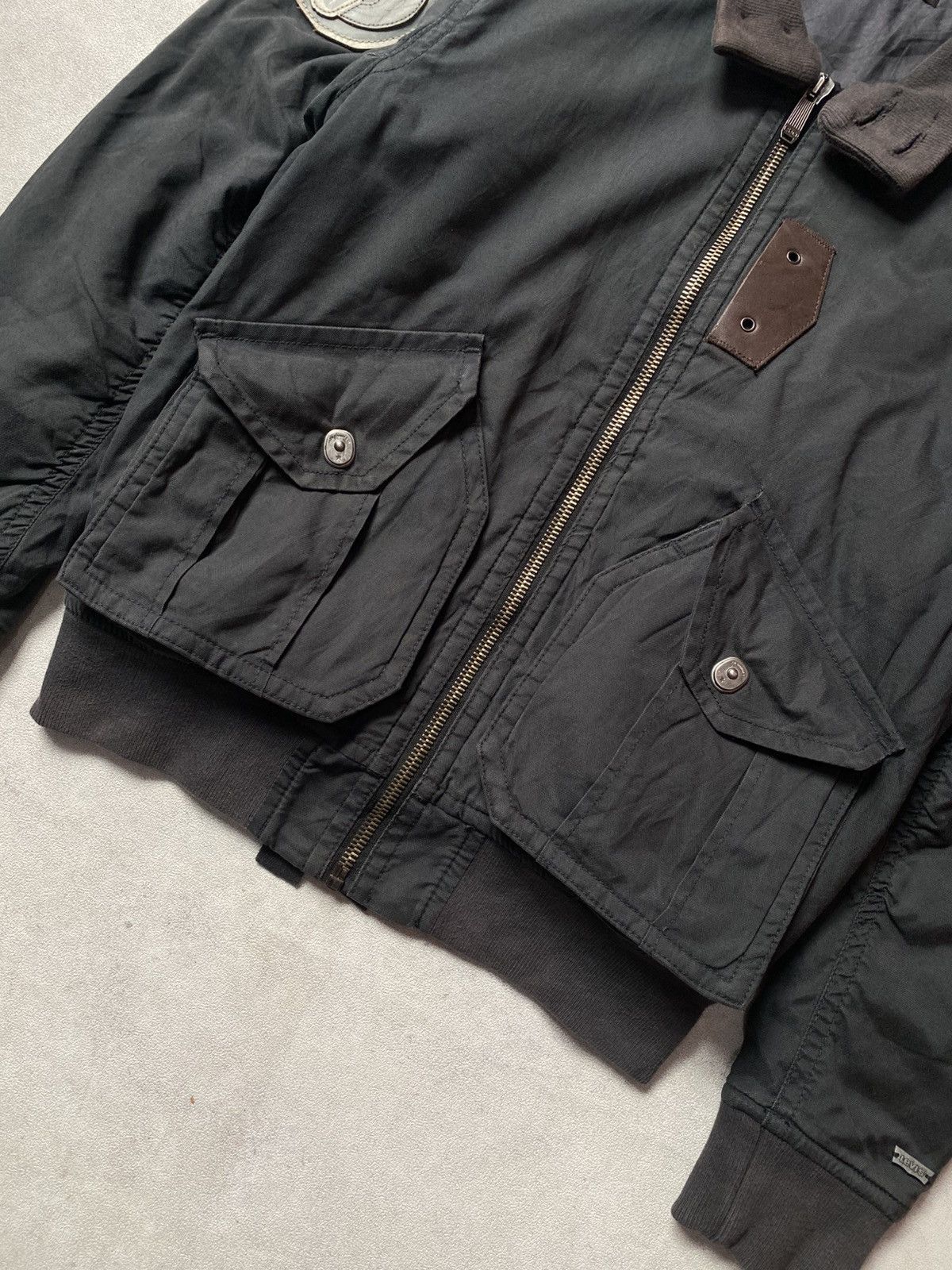 Levi's Vintage 90s Levis Flight Bomber Jacket Size US M / EU 48-50 / 2 - 6 Thumbnail