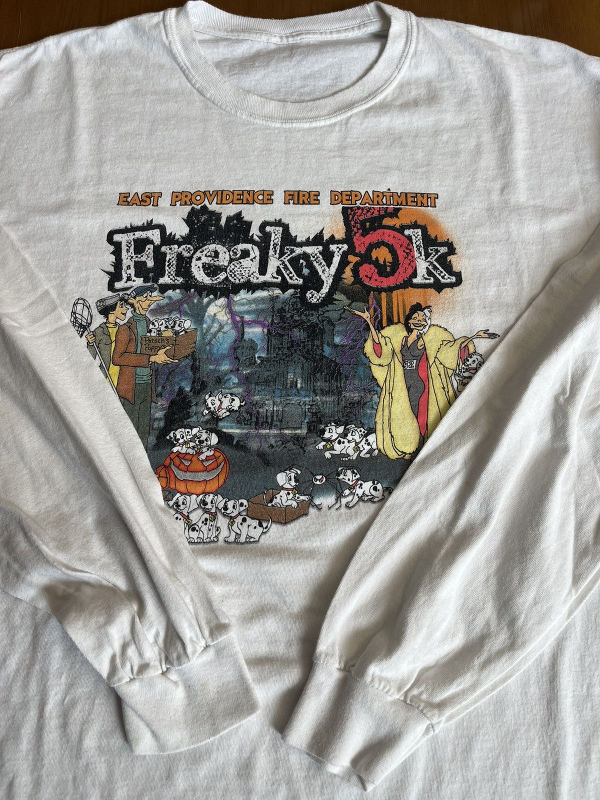 Disney EAST Providence Fire Department Freaky 5k Disney Shirt Size US XL / EU 56 / 4 - 7 Thumbnail
