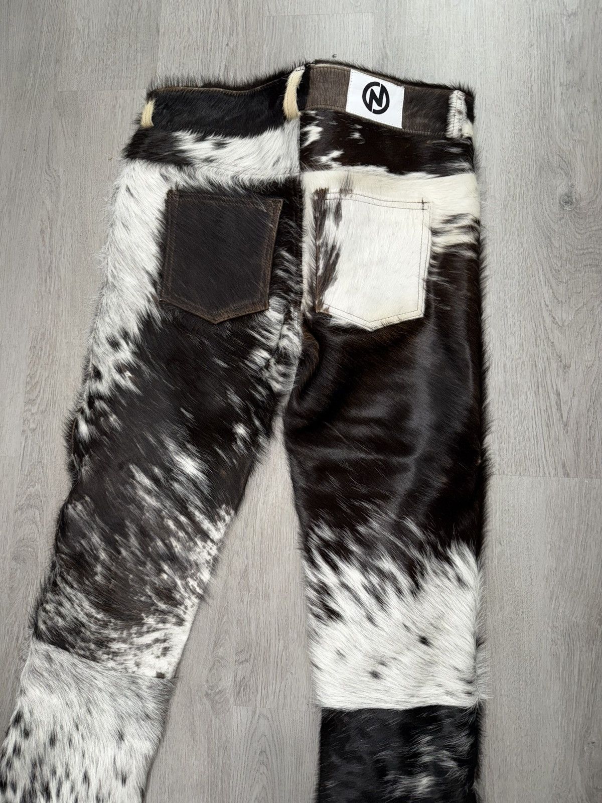 NYRVA Flared Cowhide Pants Size US 32 / EU 48 - 7 Thumbnail