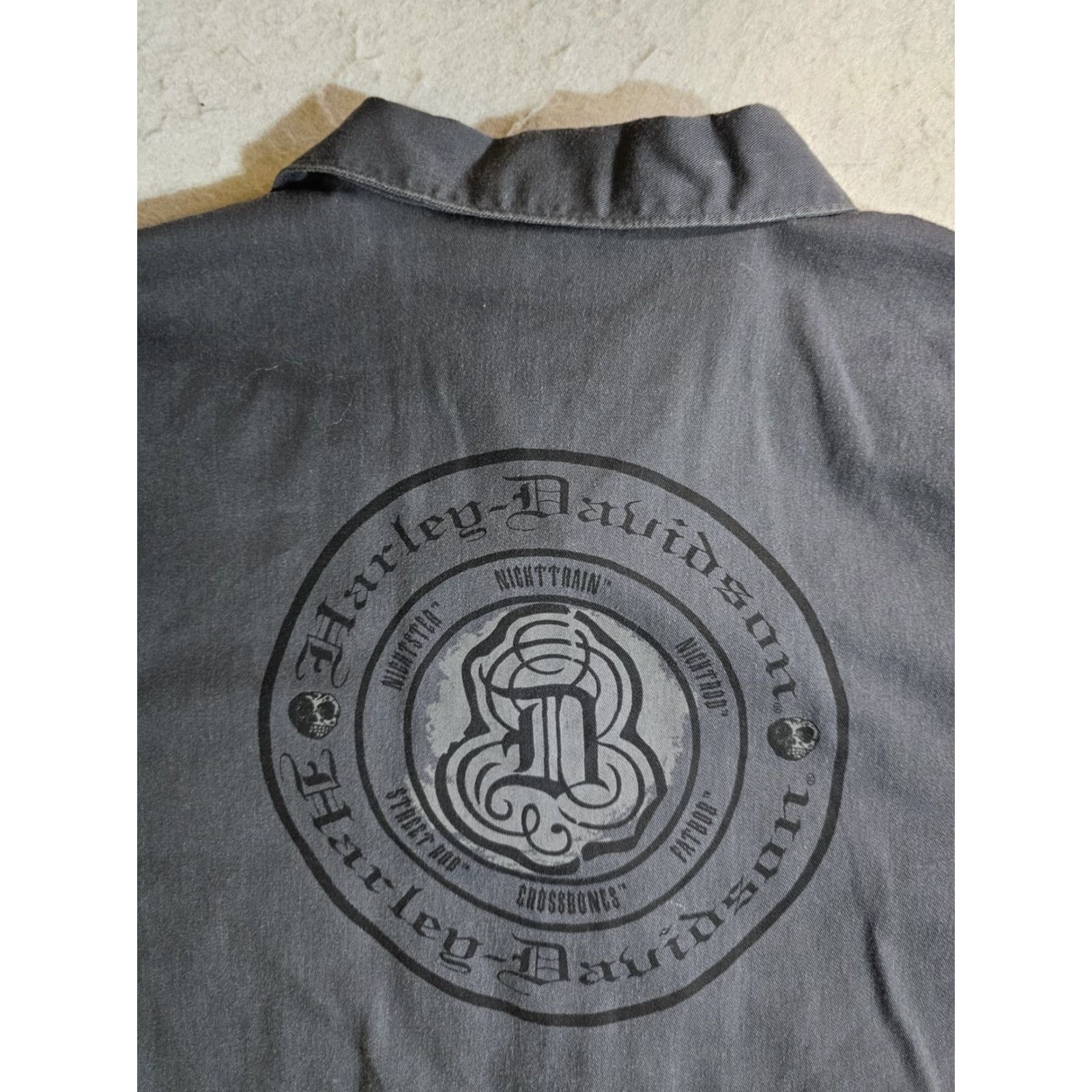 Harley Davidson VINTAGE not applicable. (Oops) Size US XL / EU 56 / 4 - 3 Thumbnail