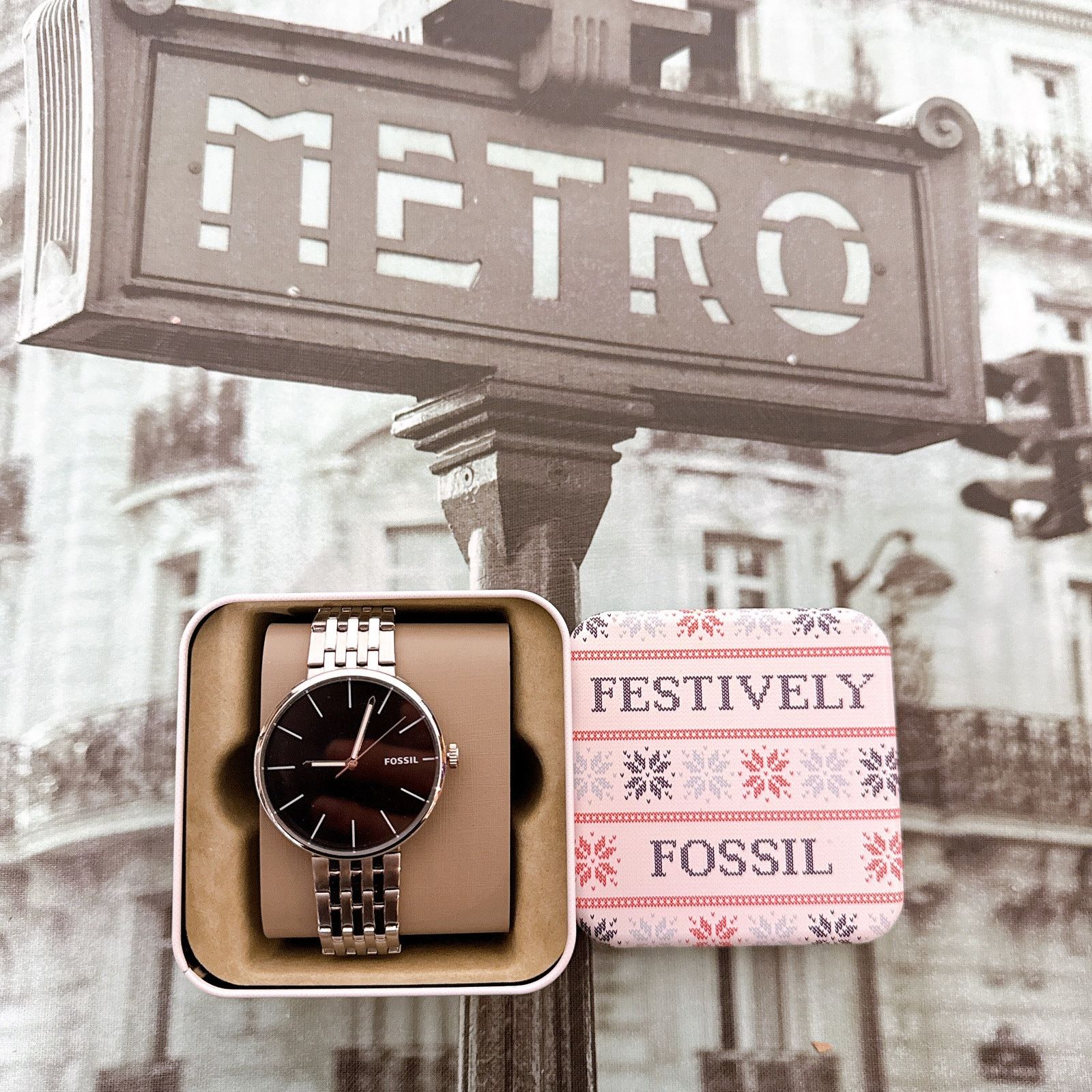 Fossil Fossil BQ2439 Hutton Quartz Black Dial Mens Watch Size ONE SIZE - 1 Thumbnail