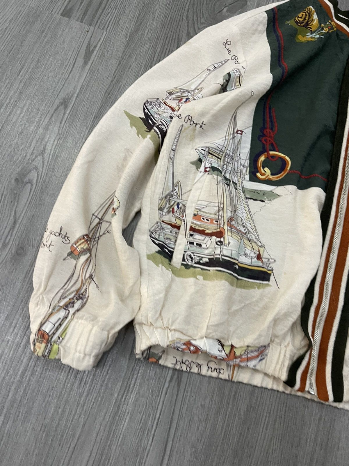 Benetton Benetton Sailing Rayon Light Jacket Size M / US 6-8 / IT 42-44 - 5 Thumbnail