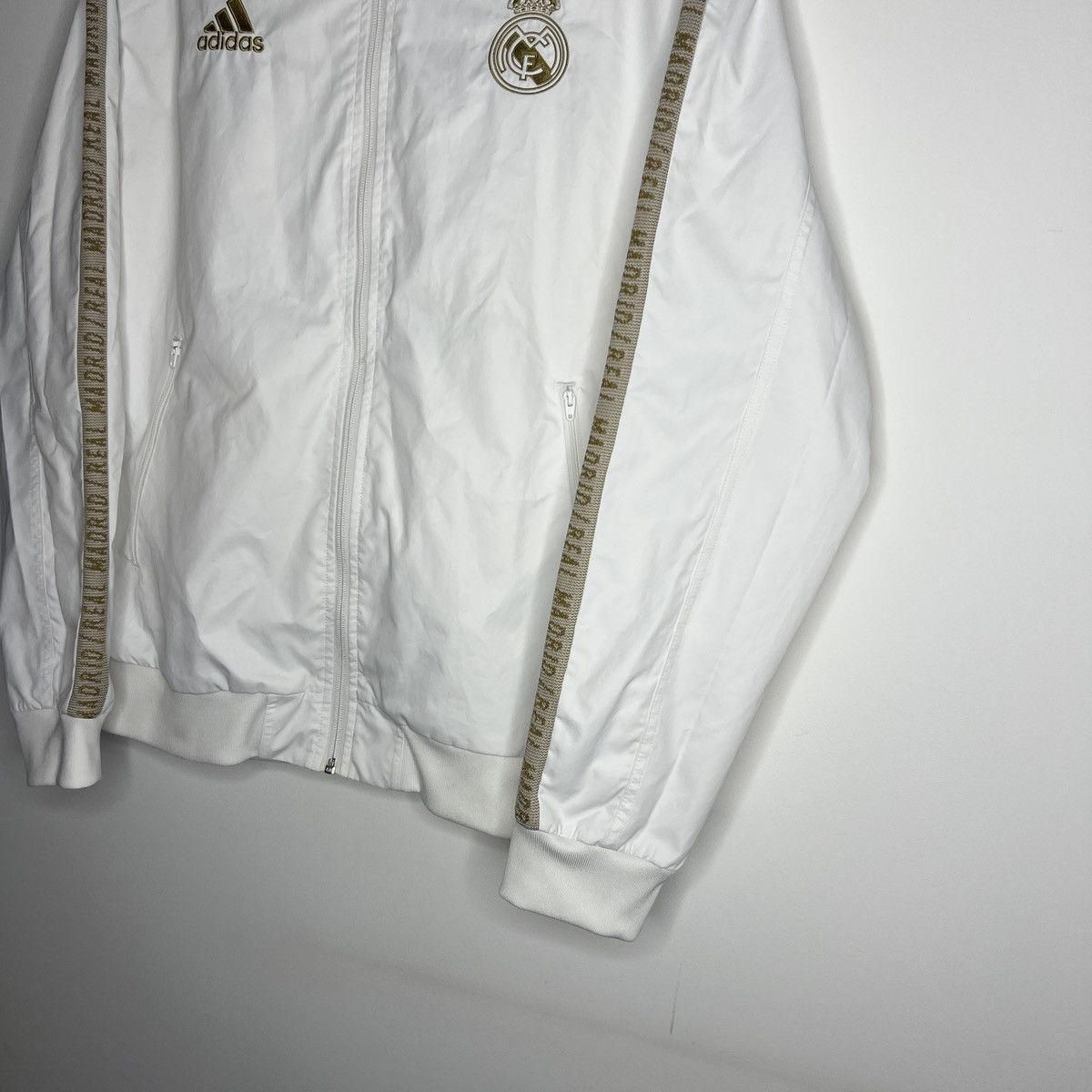 Adidas Adidas Real Madrid Tracksuit Training Soccer Jacket Football Size US L / EU 52-54 / 3 - 2 Thumbnail