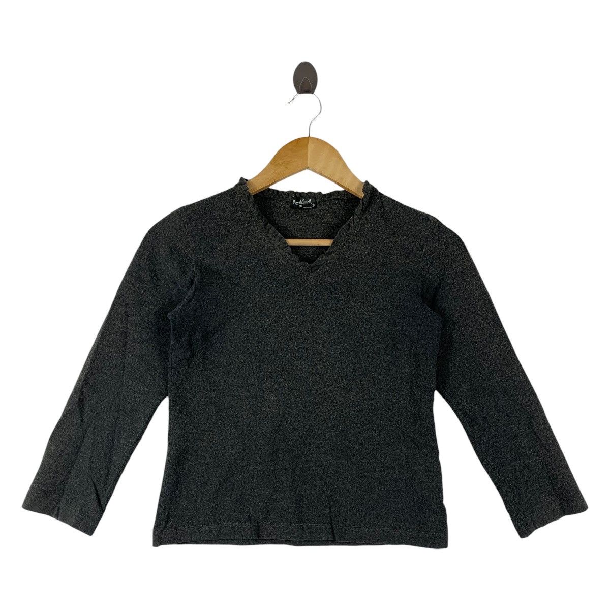 Margaret Howell Vintage Margaret Howell England Ruffle Neck Long Sleeve Top Size XXS / US 00 / IT 34 - 1 Thumbnail