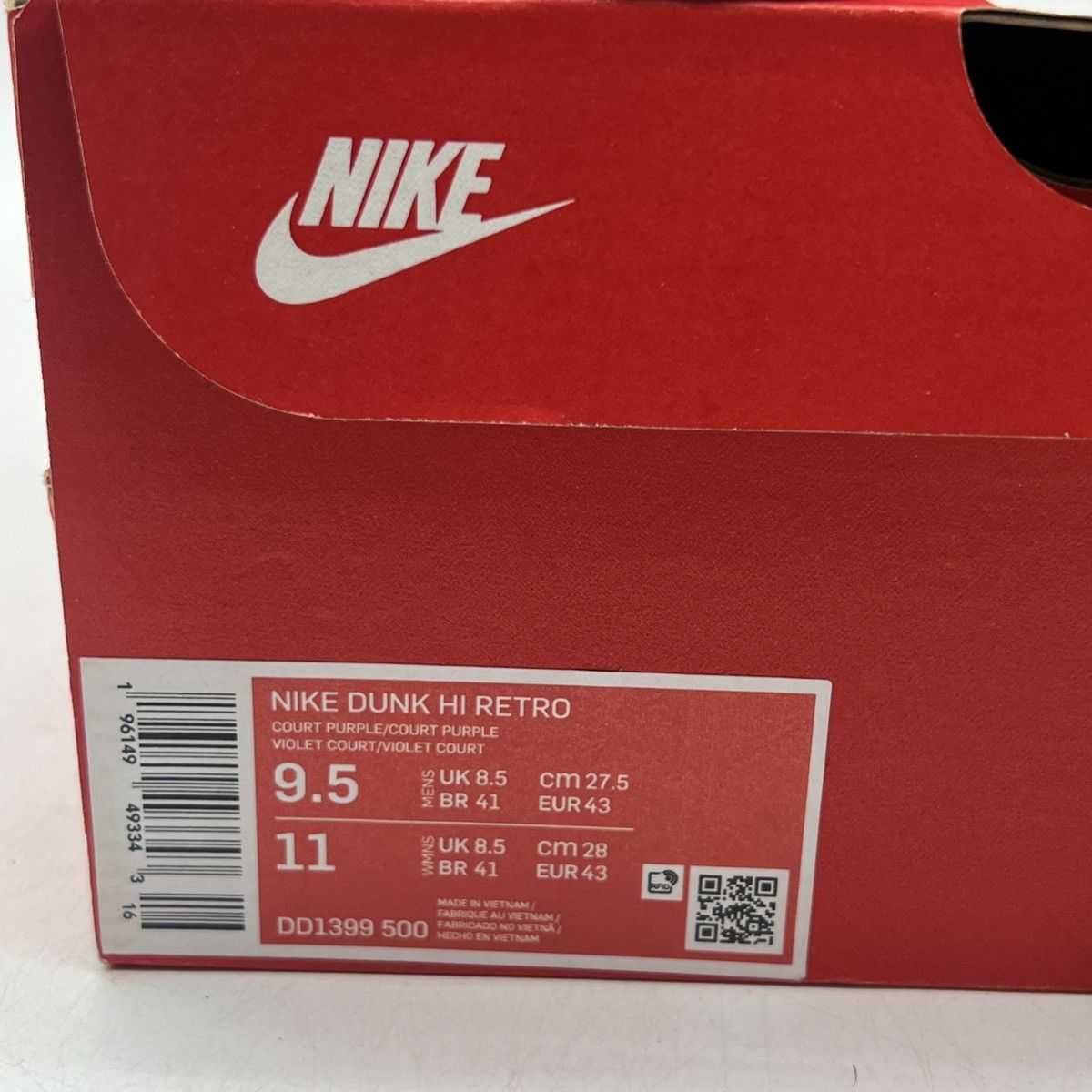 Nike Nike dunk high lakers Size US 9.5 / EU 42-43 - 6 Thumbnail