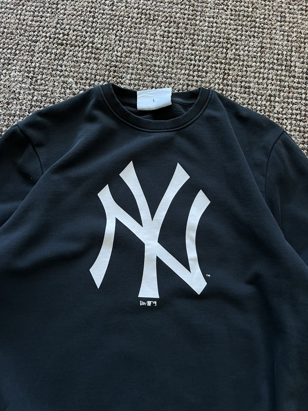 MLB BIG SIZE BIG LOGO MLB YANKEES NY SWEATSHIRT VINTAGE L Size US L / EU 52-54 / 3 - 5 Thumbnail