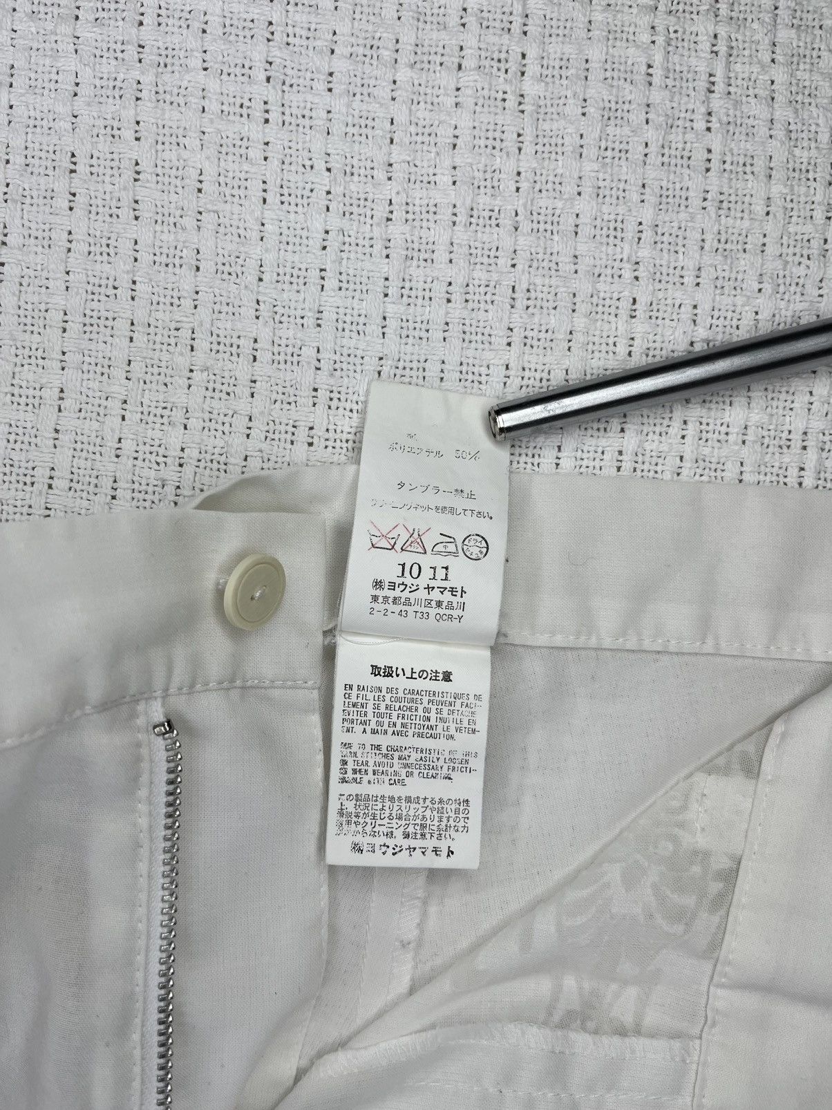 Y's × Yohji Yamamoto Y's by Yohji Yamamoto vintage trousers Size 26" / US 2 / IT 38 - 7 Thumbnail