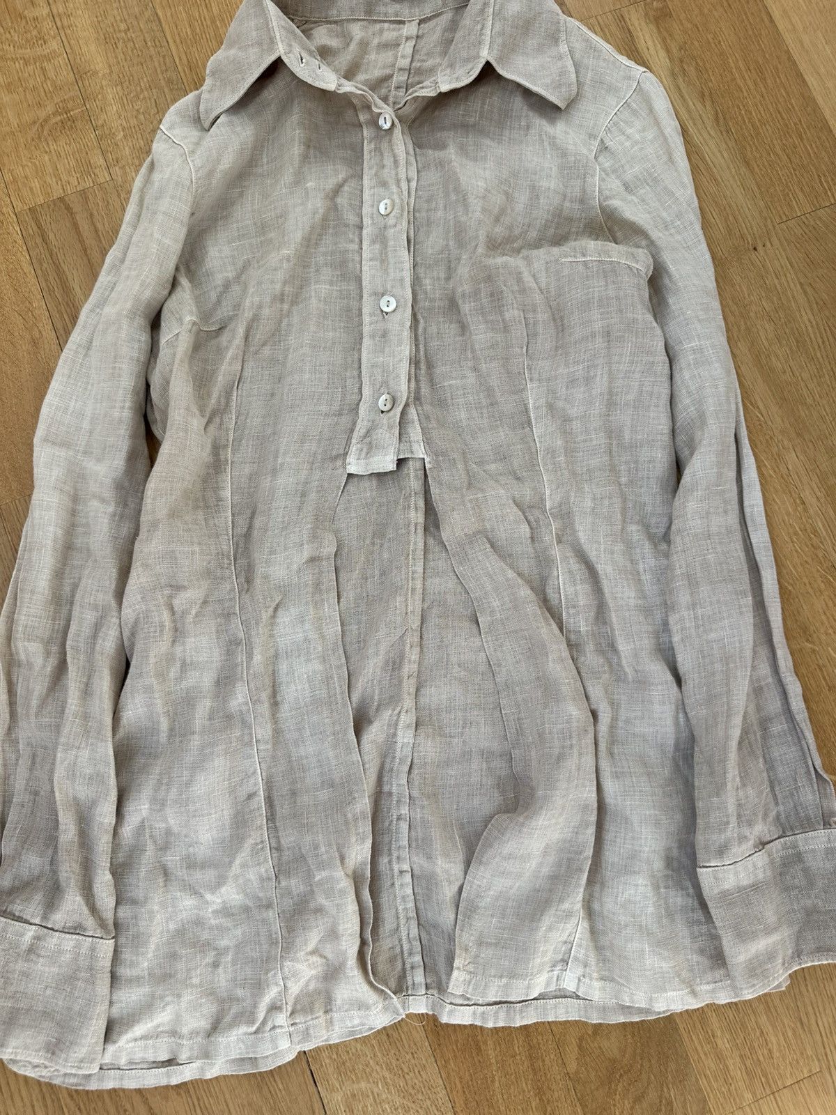 C.P. Company C.P Company Linen Button Shirt Size S / US 4 / IT 40 - 8 Thumbnail