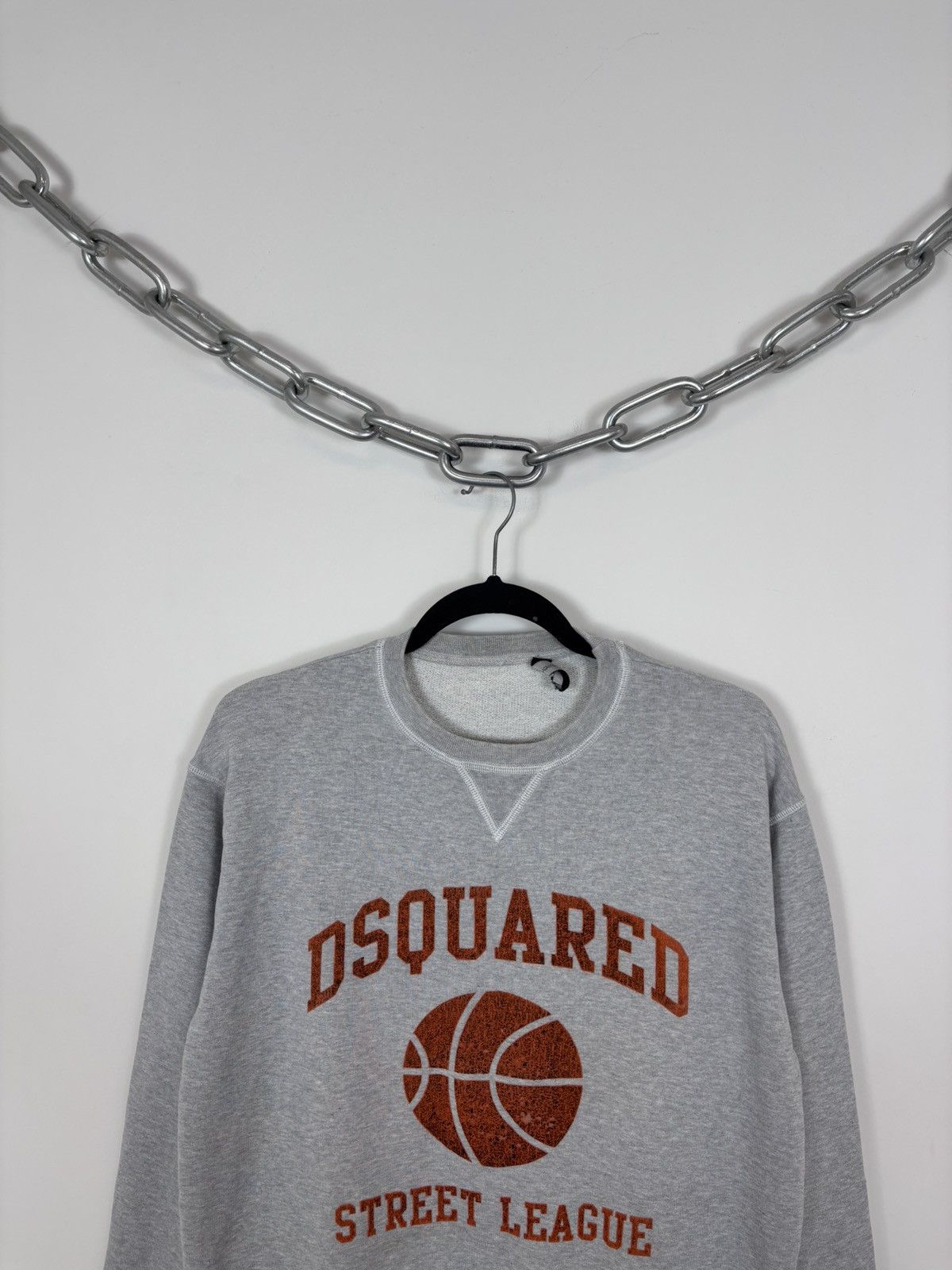 Dsquared2 Dsquared2 Men’s Basketball Street League Gray Sweatshirt Size US S / EU 44-46 / 1 - 2 Thumbnail