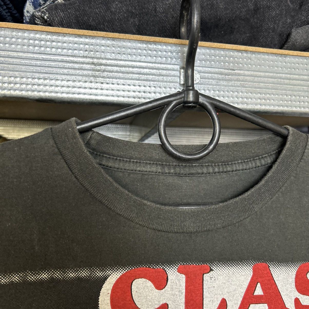 Band Tees Vintage The Clash Big Graphic Logo Black 90’s Rock Band tee Size US S / EU 44-46 / 1 - 6 Thumbnail