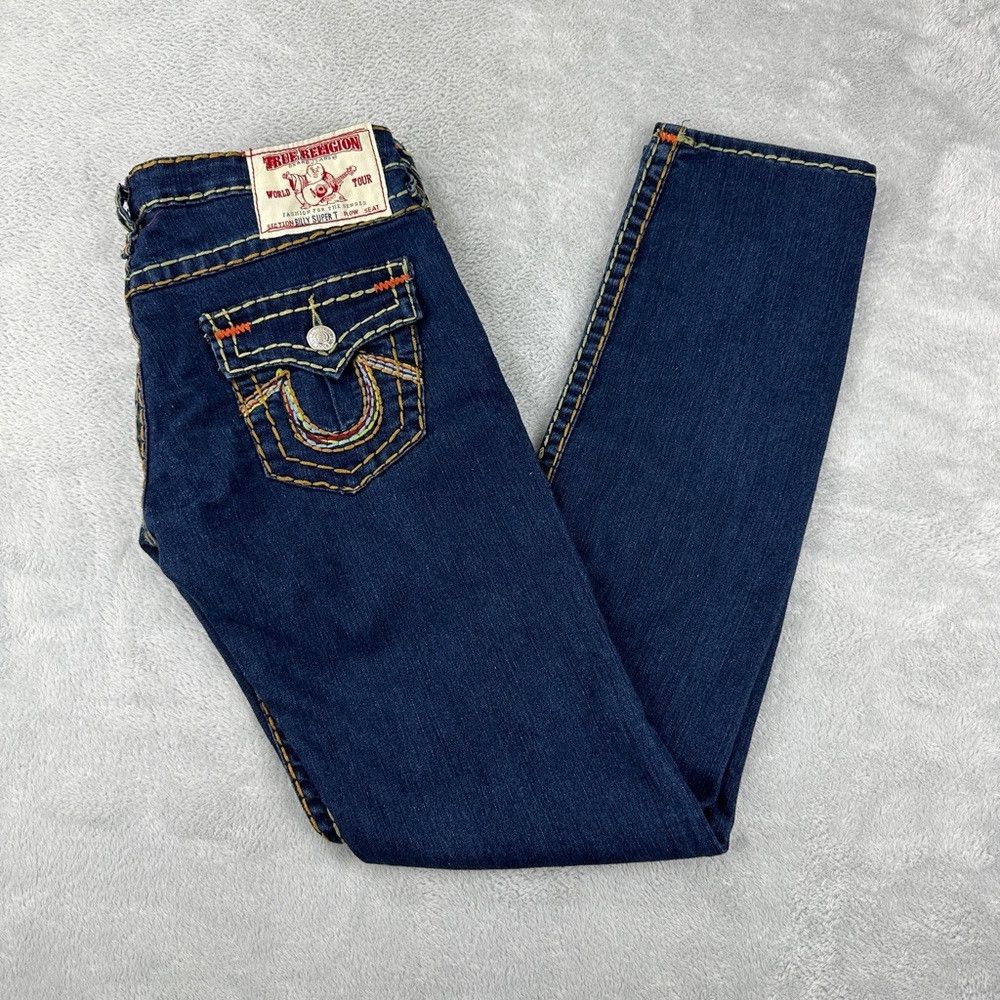 True Religion True Religion Billy Super T Skinny Low Waist Jeans Women’s Size 30" / US 8 / IT 44 - 1 Thumbnail