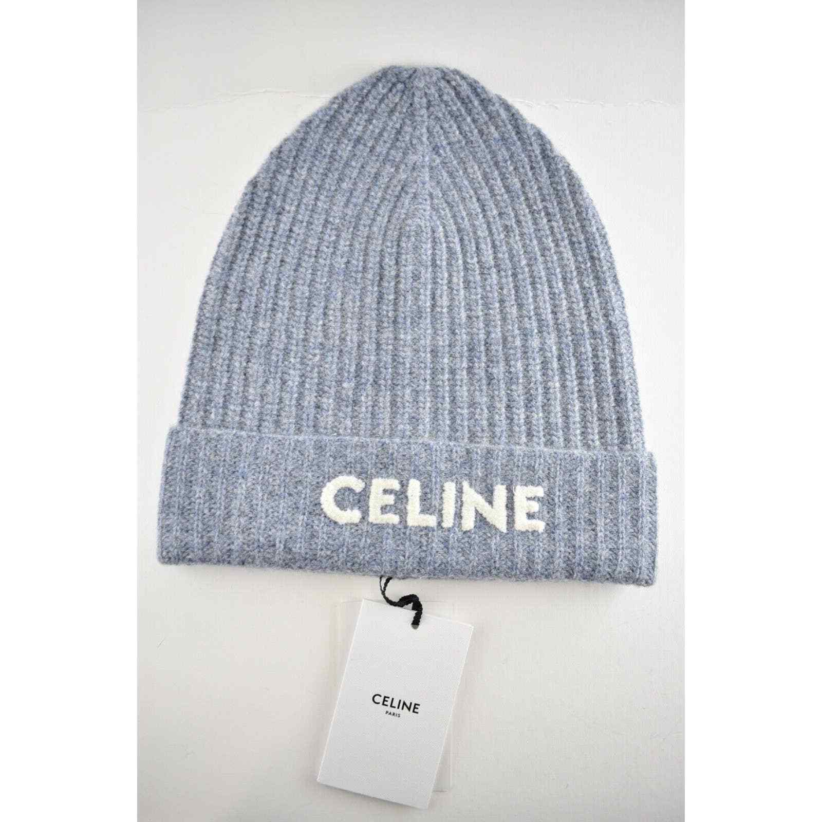 Celine Celine Paris Laine Wool Knit Beanie Winter Hat One Size Size ONE SIZE - 2 Thumbnail