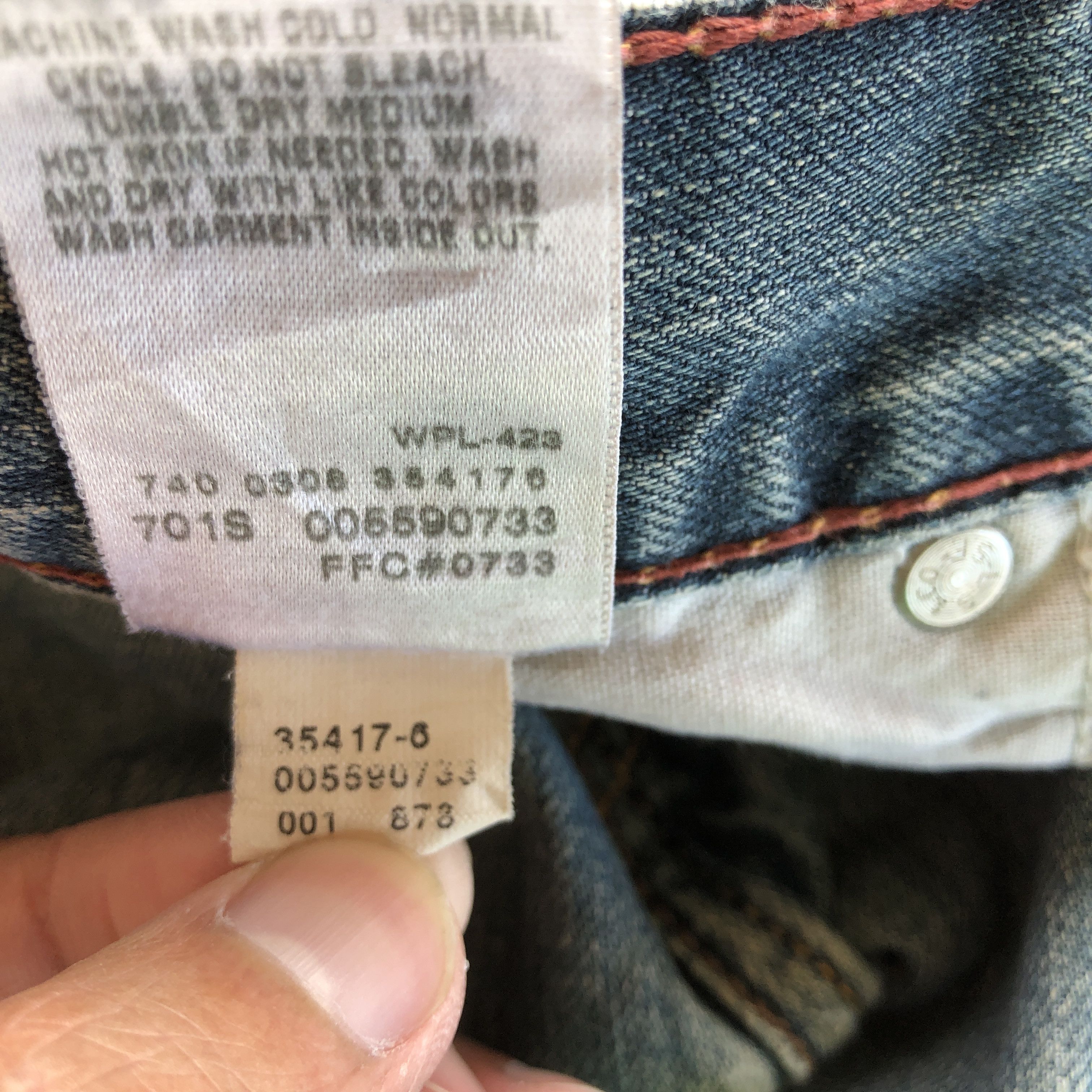 Levi's Vintage Levis Baggy Jeans Levi's 559 Faded Light Wash Denim Size US 34 / EU 50 - 9 Thumbnail