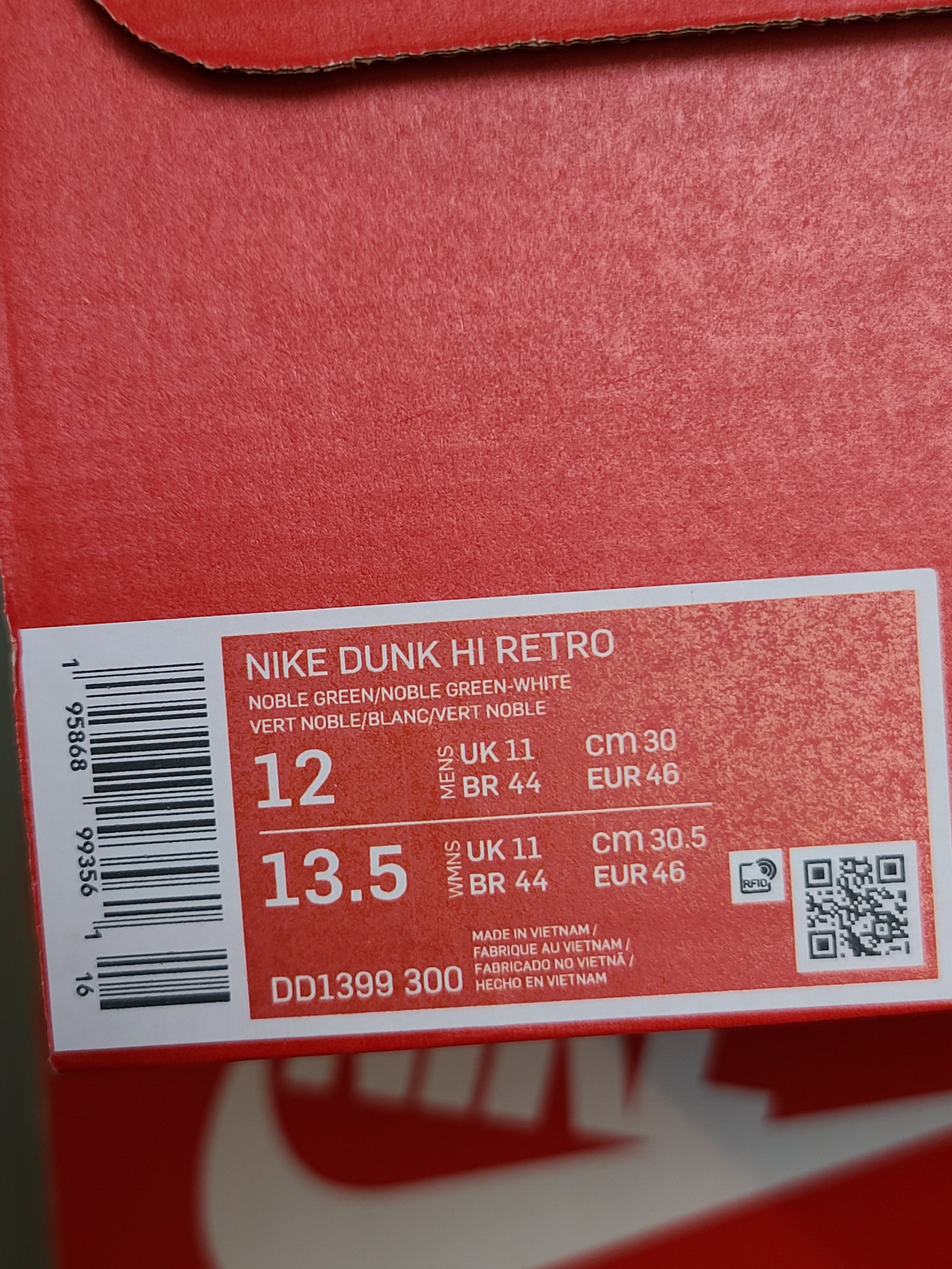 Nike Nike Dunk High Size US 12 / EU 45 - 9 Thumbnail