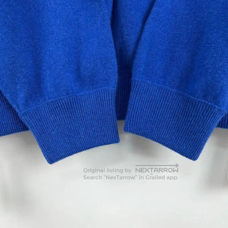 Louis Vuitton Louis Vuitton Blue Wool Long Sleeve Knit Sweater . Size US XL / EU 56 / 4 - 5 Thumbnail