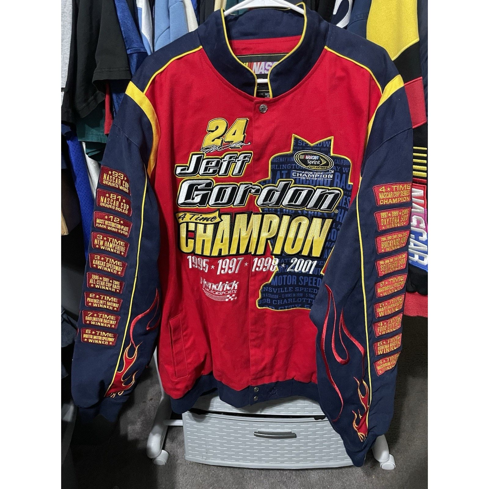 JH Design Size 3XL-Jeff Gordon Jacket Champion NASCAR JH Design Racing Size US XXL / EU 58 / 5 - 1 Thumbnail