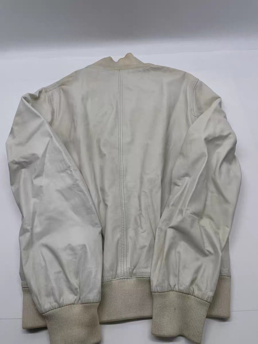 Gucci Gucci Cream Leather Bomber Jacket-2506 Size US M / EU 48-50 / 2 - 5 Thumbnail