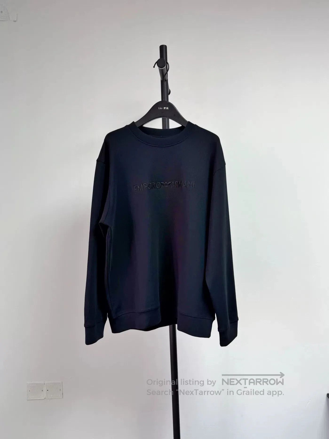 Emporio Armani EA Armani Black Sweater. Size US L / EU 52-54 / 3 - 7 Thumbnail