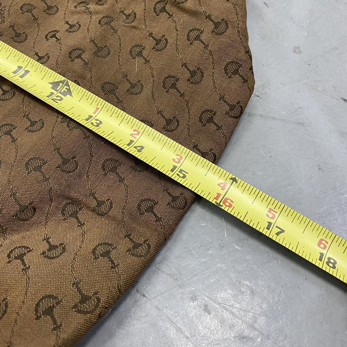 Gucci × Vintage Vtg 70s 80s Gucci Brown Canvas Horsebit Tote Bag Monogram Size ONE SIZE - 3 Thumbnail