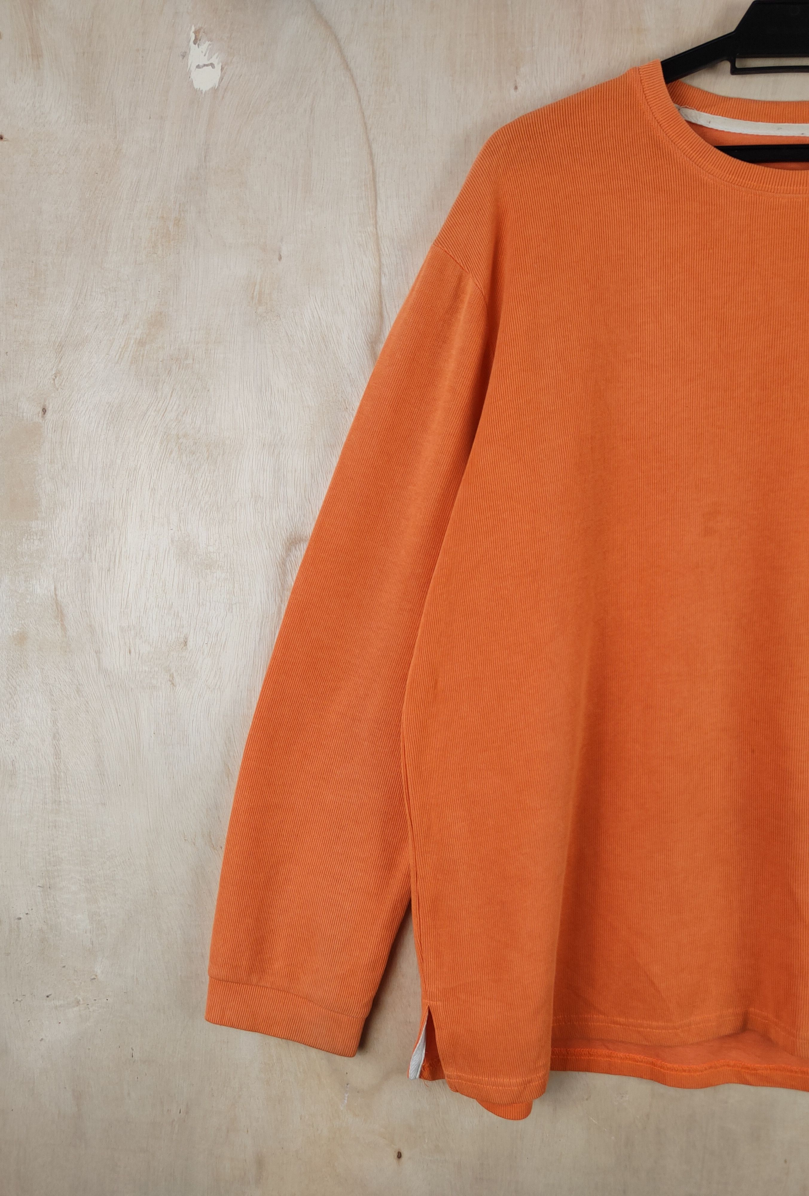 Japanese Brand × Vintage MCC 11 Orange plain Sweatshirts #S2611 Size US XL / EU 56 / 4 - 3 Thumbnail