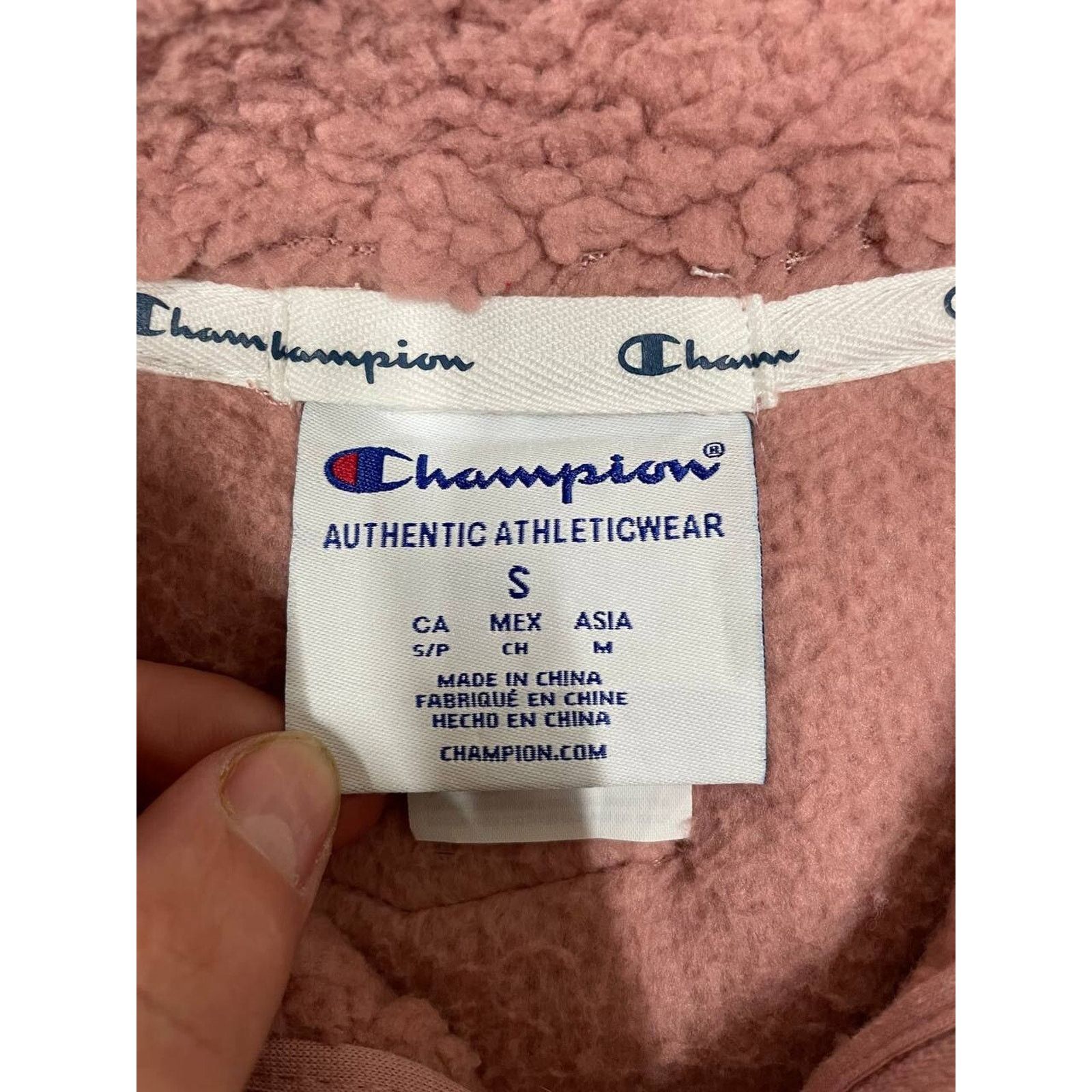 Champion Vintage Champion Pink Fleece Pullover Sherpa Jacket Size S Size S / US 4 / IT 40 - 7 Thumbnail